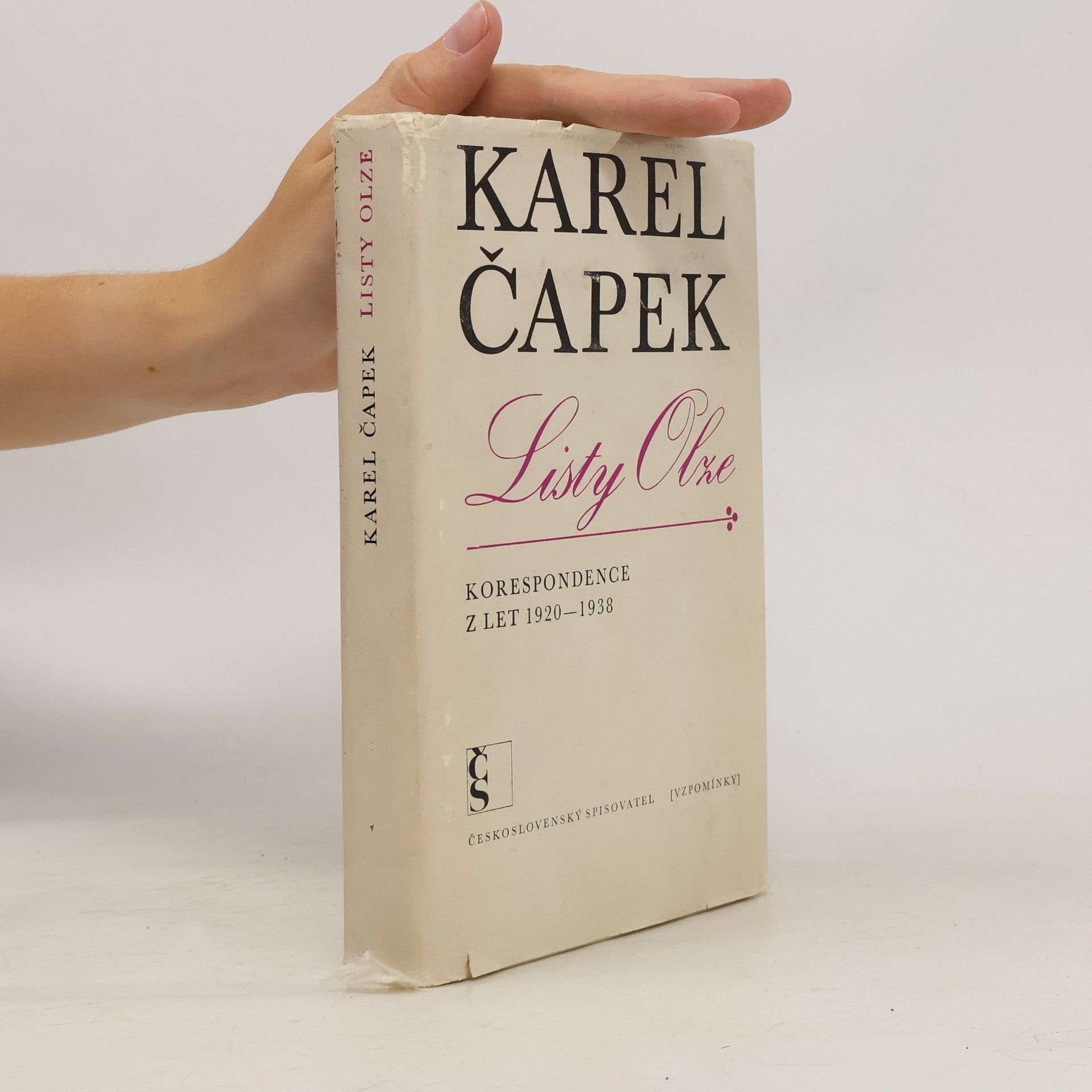 Karel Čapek Listy Olze