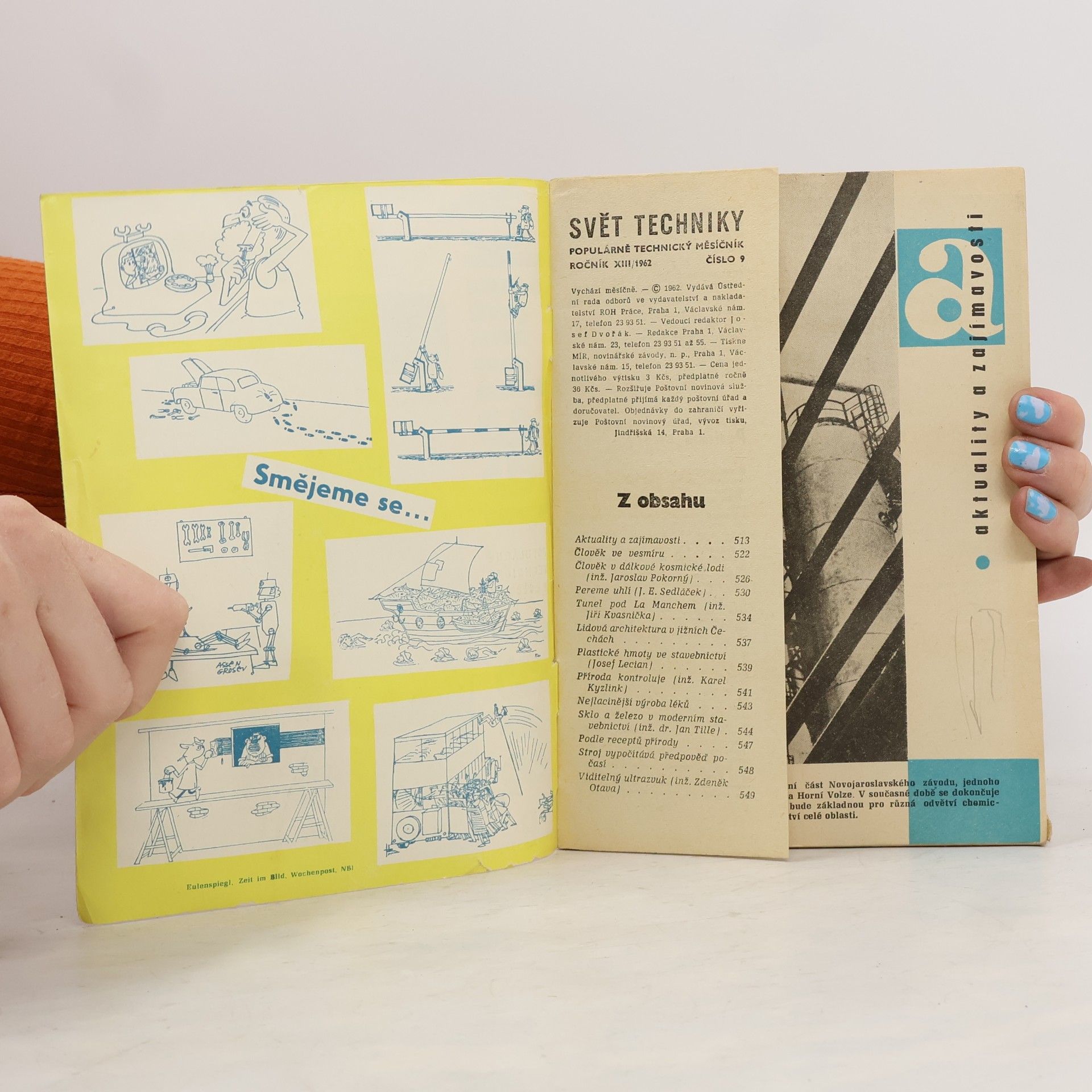 Collectif d'auteurs Svět techniky. Ročník XIII/1962. Číslo 9