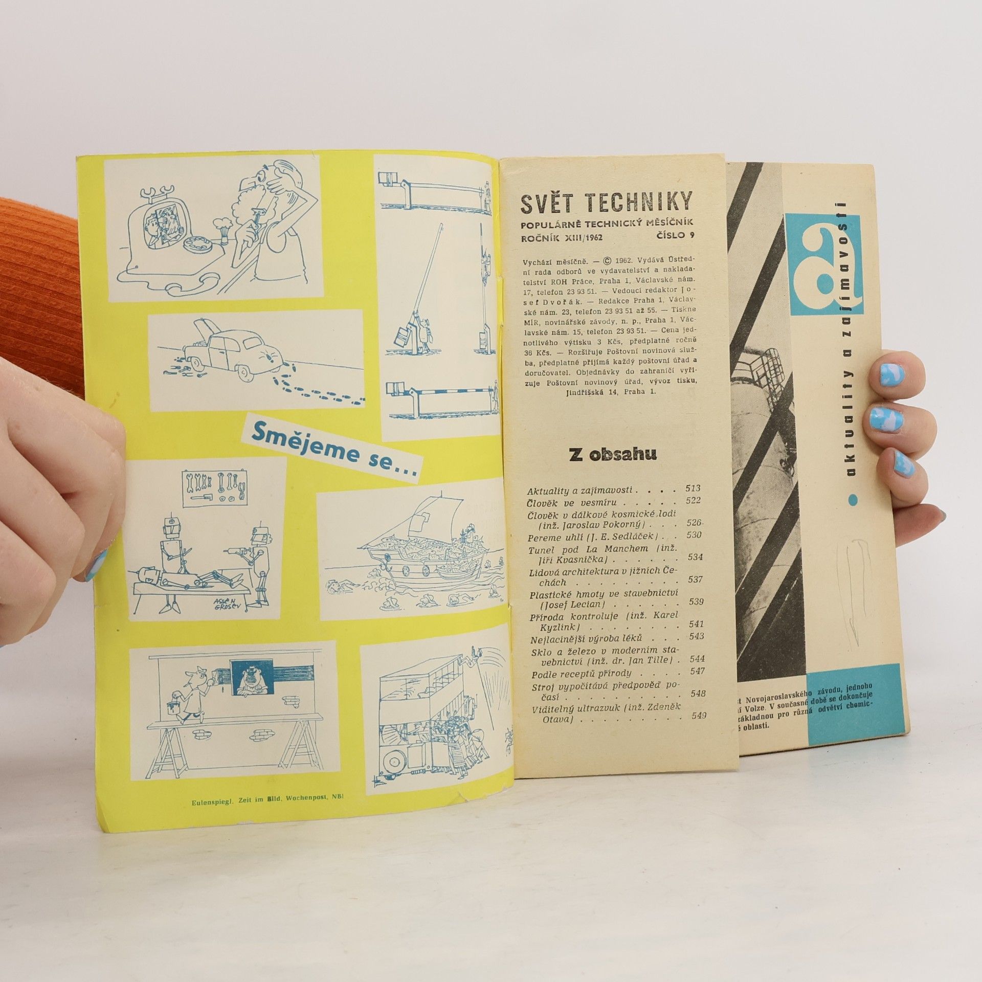 Collectif d'auteurs Svět techniky. Ročník XIII/1962. Číslo 9