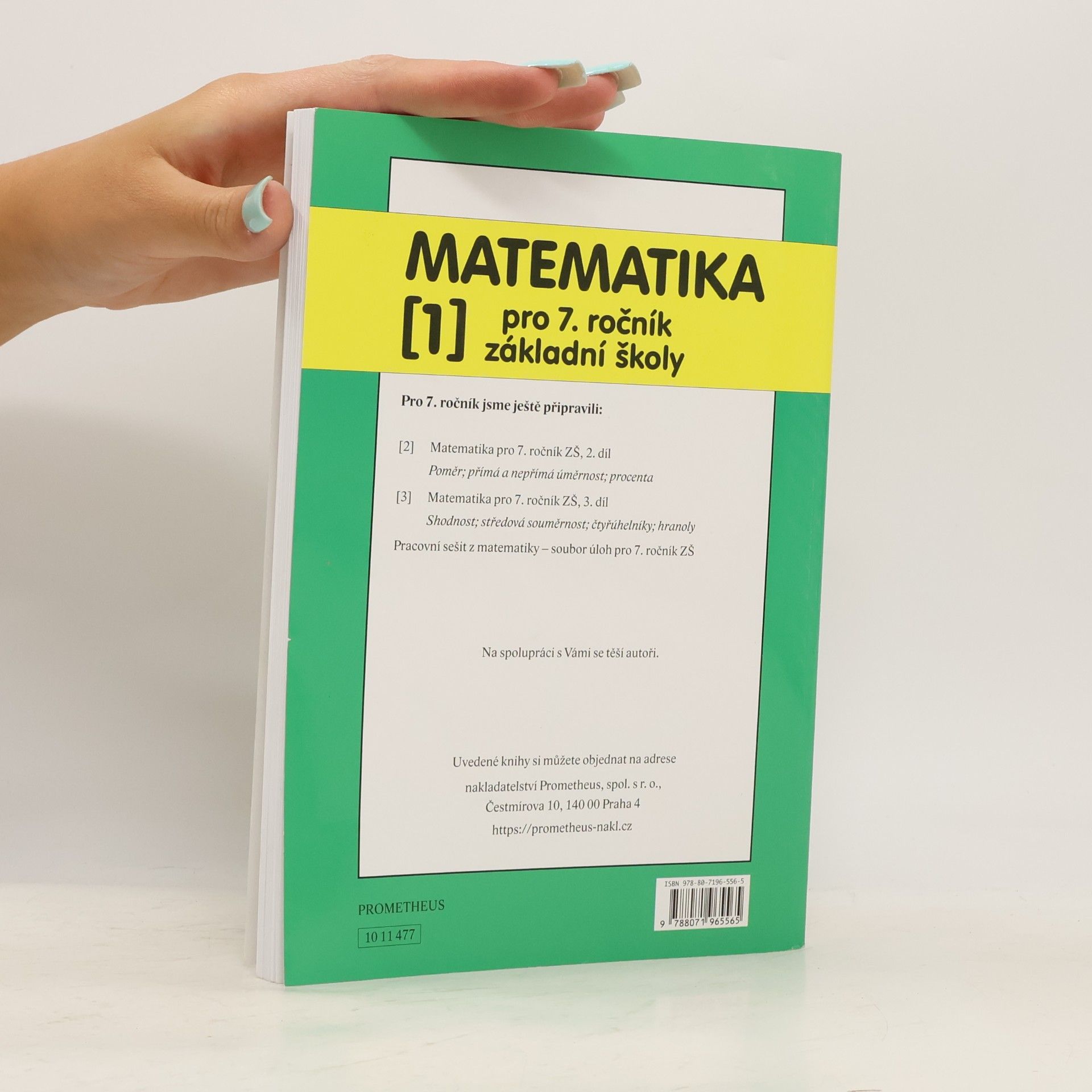 Oldřich Odvárko Matematika pro 7. roč. ZŠ - 1.díl (Zlomky; celá čísla; racionální čísla)