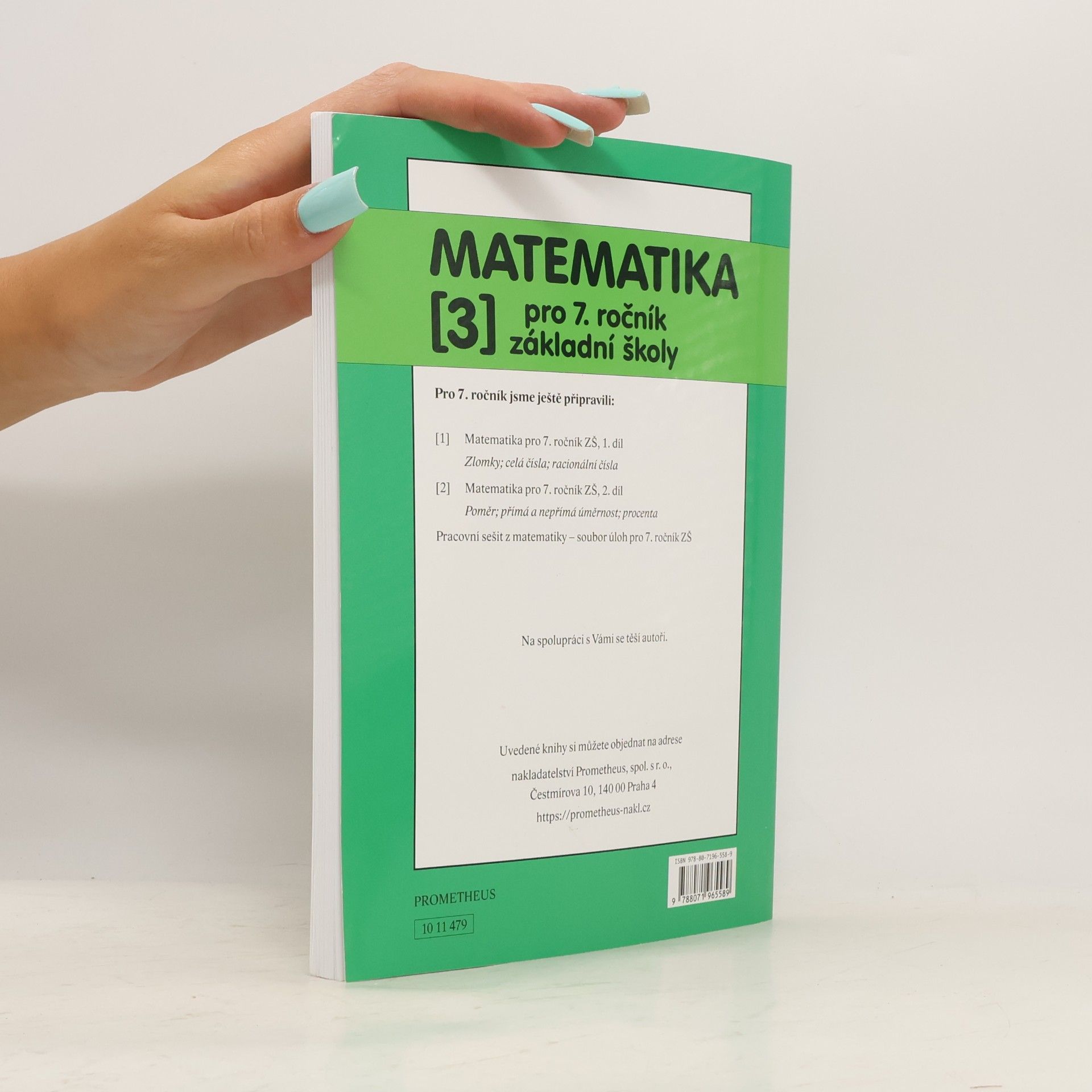 Oldřich Odvárko Matematika pro 7. roč. ZŠ - 3.díl (Shodnost; středová souměrnost)