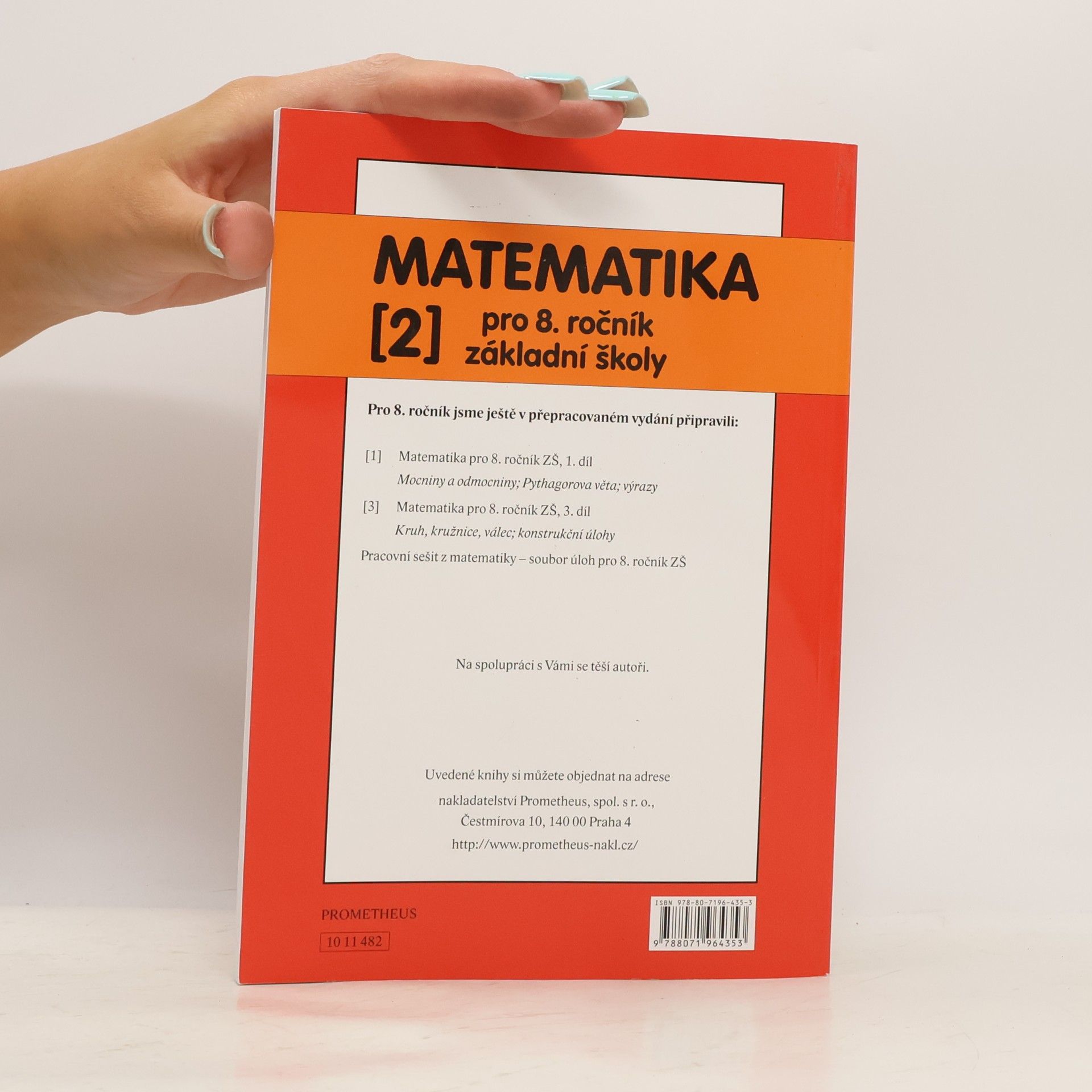 Oldřich Odvárko Matematika pro 8.ročník základní školy 2.díl