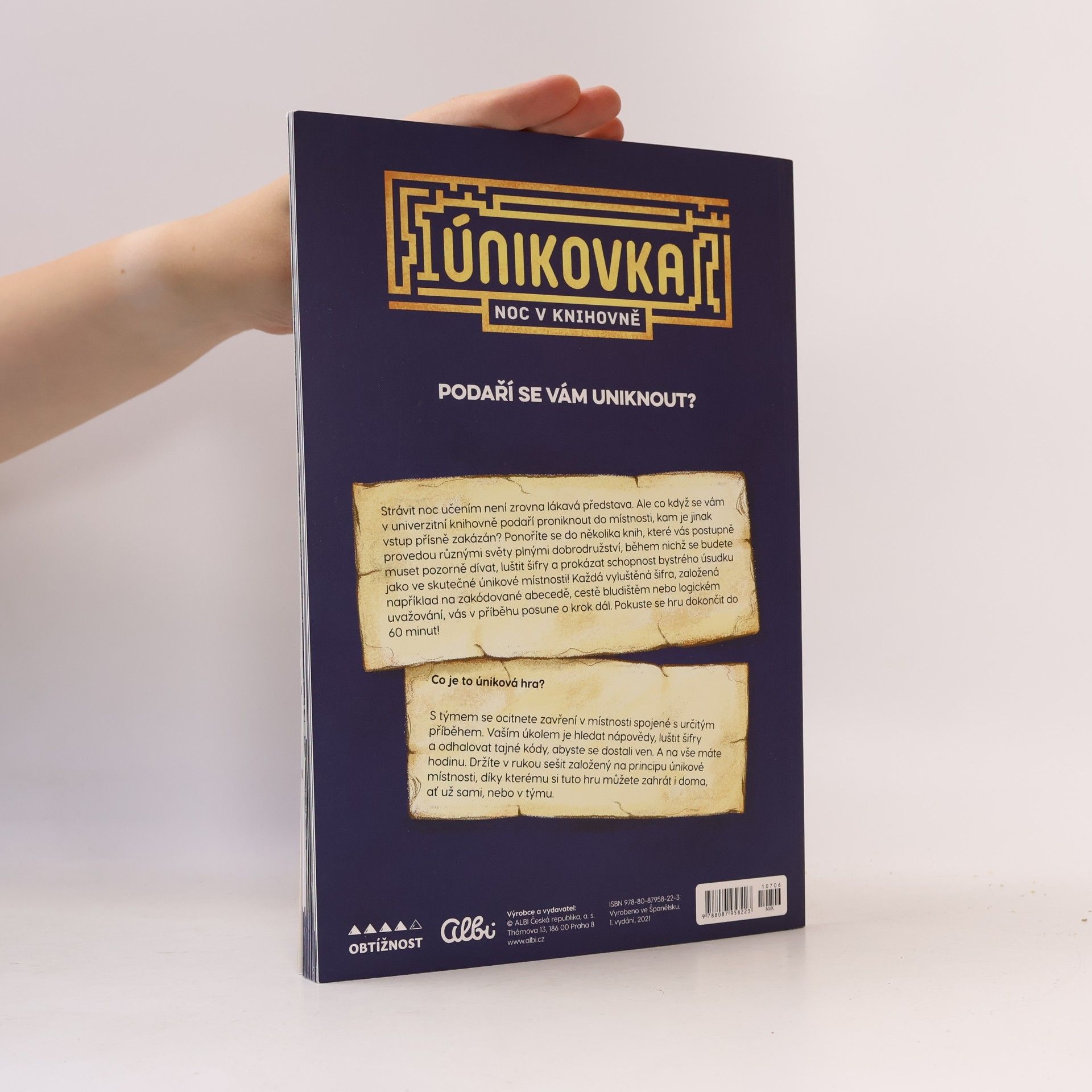 Clémence Gueidan Únikovka. Noc v knihovně