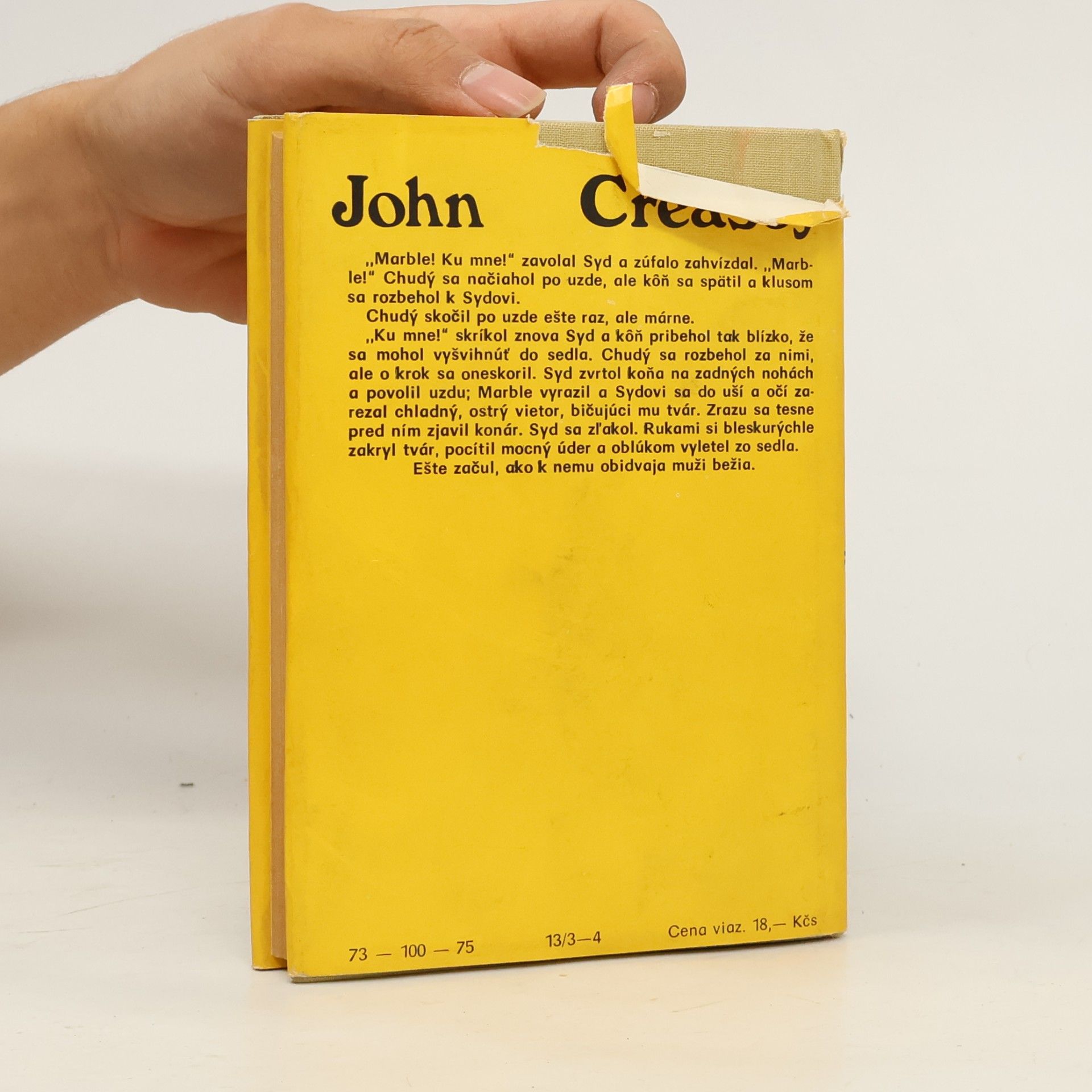 John Creasy Smrť dostihového koňa