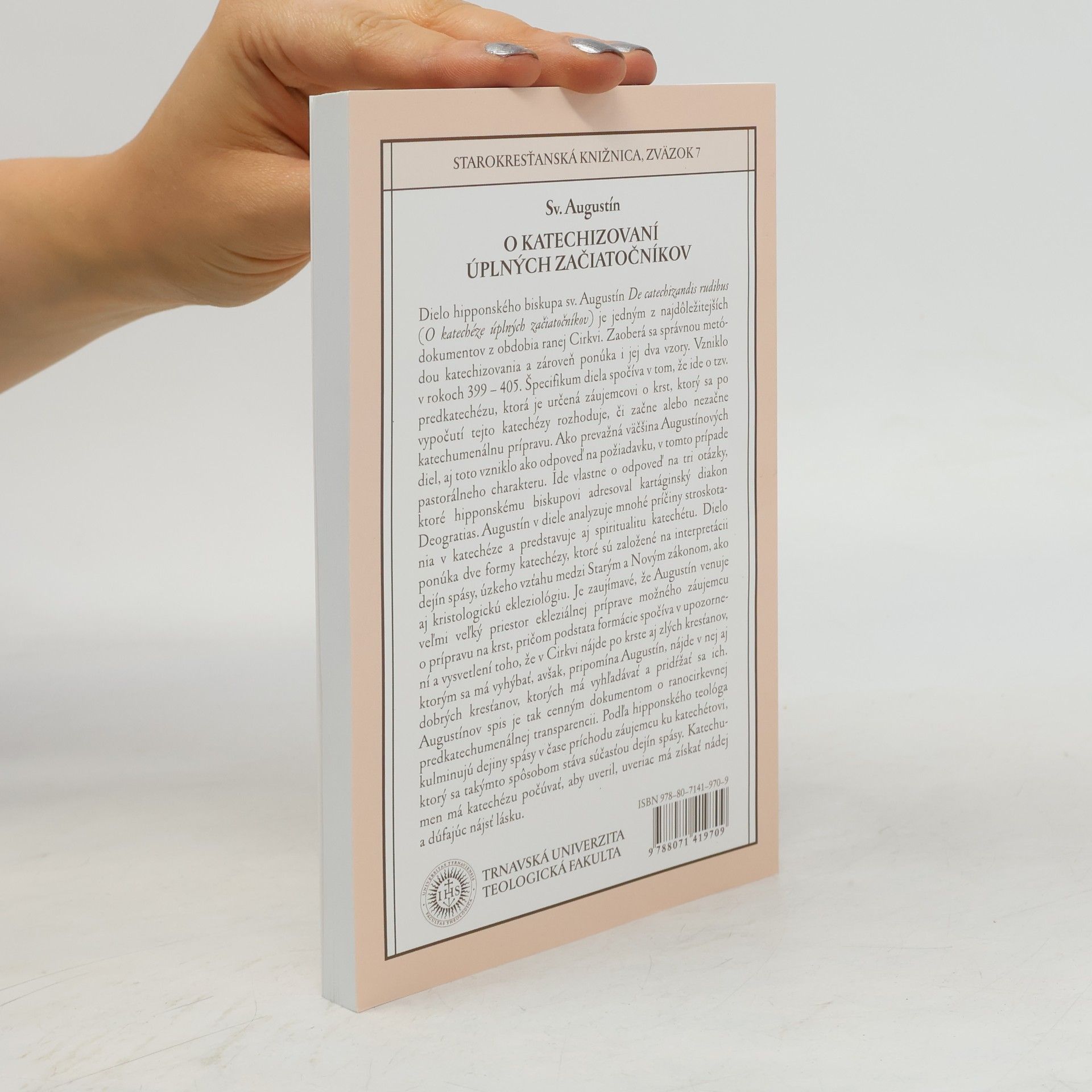 Augustinus O katechizovaní úplných začiatočníkov