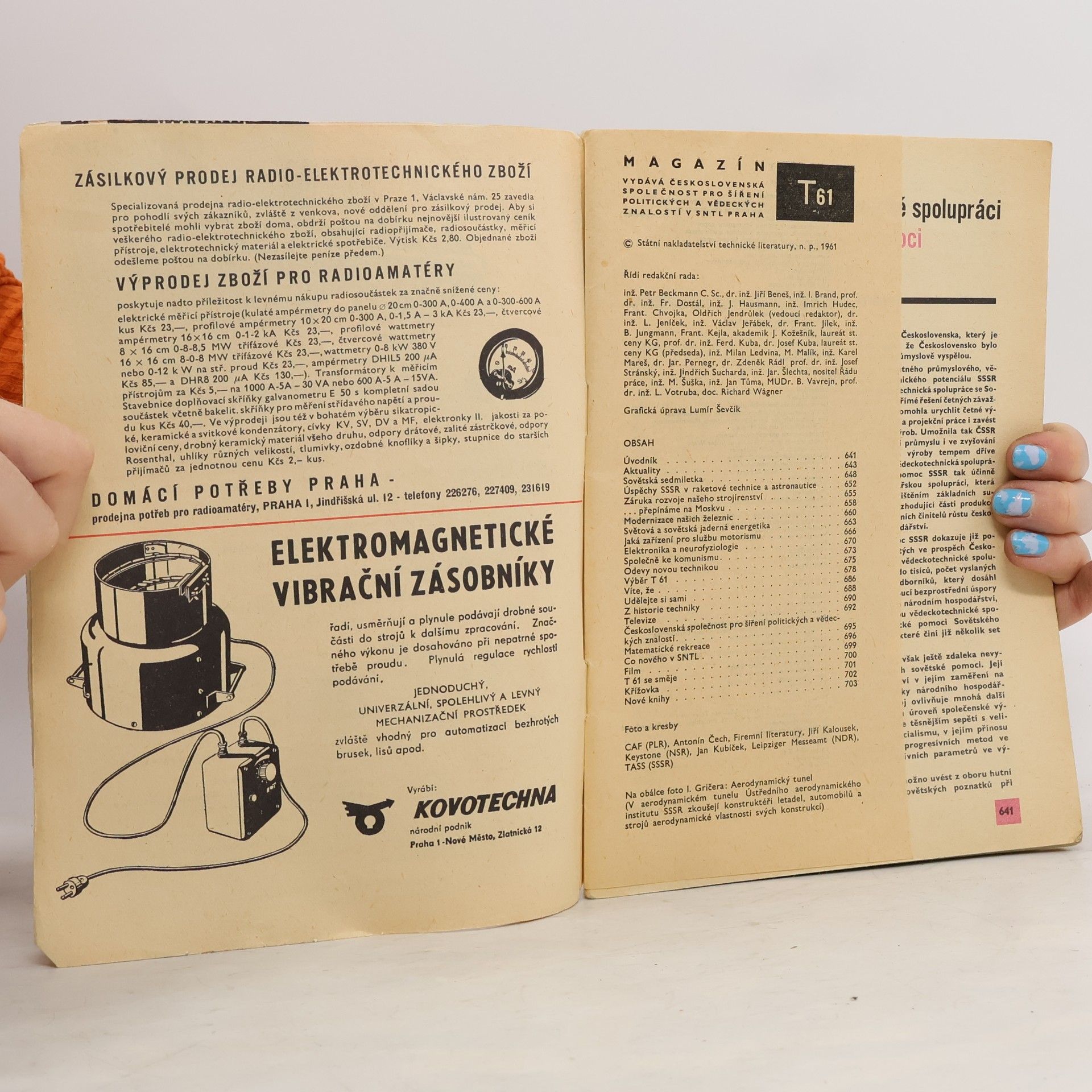 Various authors T 61. Technický magazín 11