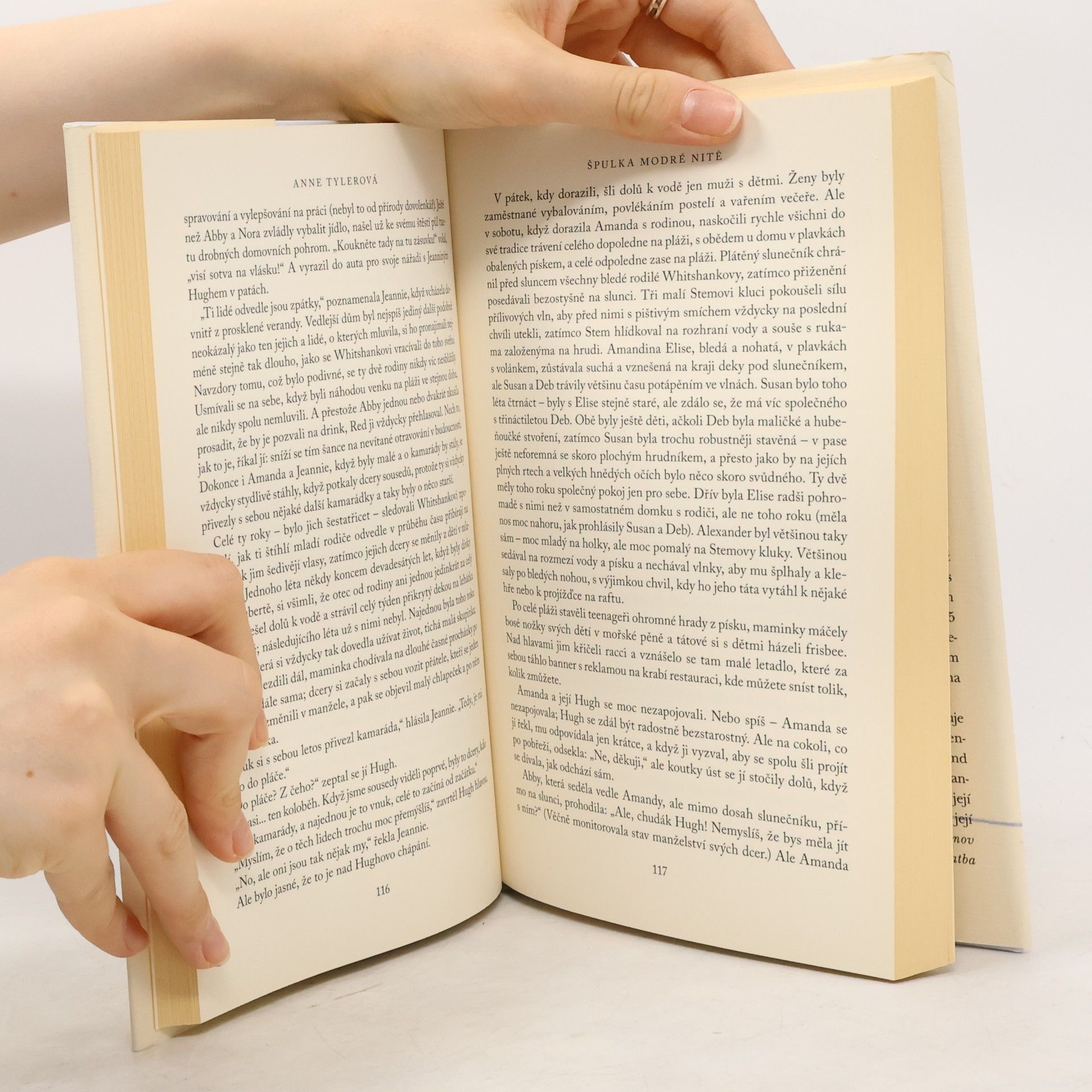 Anne Tyler Špulka modré nitě