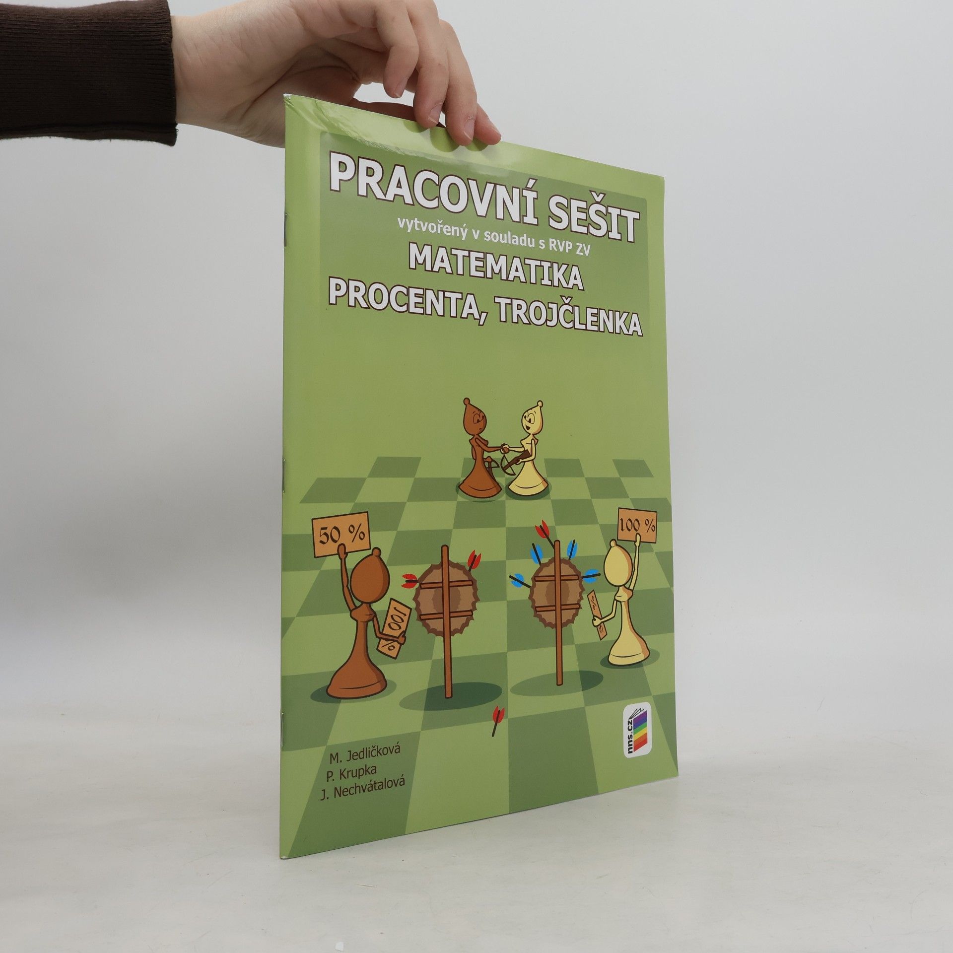 Pracovní sešit vytvořený v souladu s RVP ZV. Matematika, procenta, trojčlenka