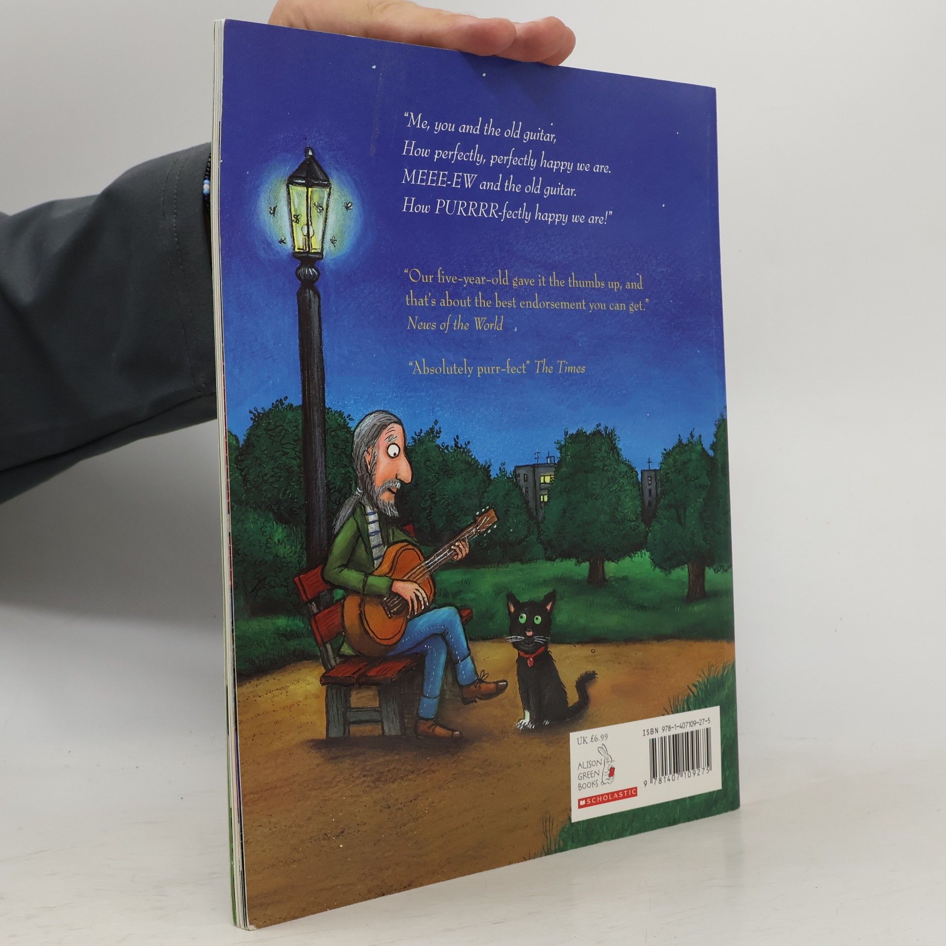 Julia Donaldson Tabby McTat. Tommi Tatze, englische Ausgabe