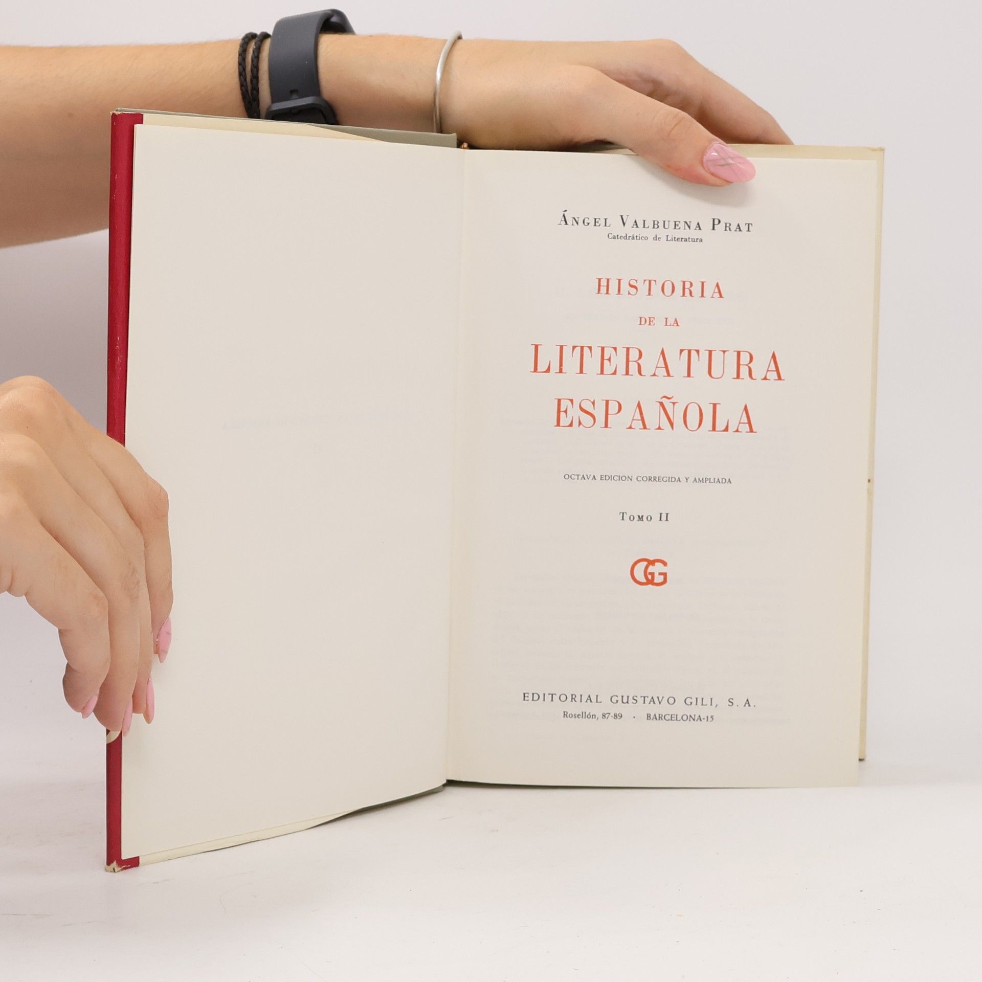 Ángel Valbuena Prat Historia de la Literatura Española II.