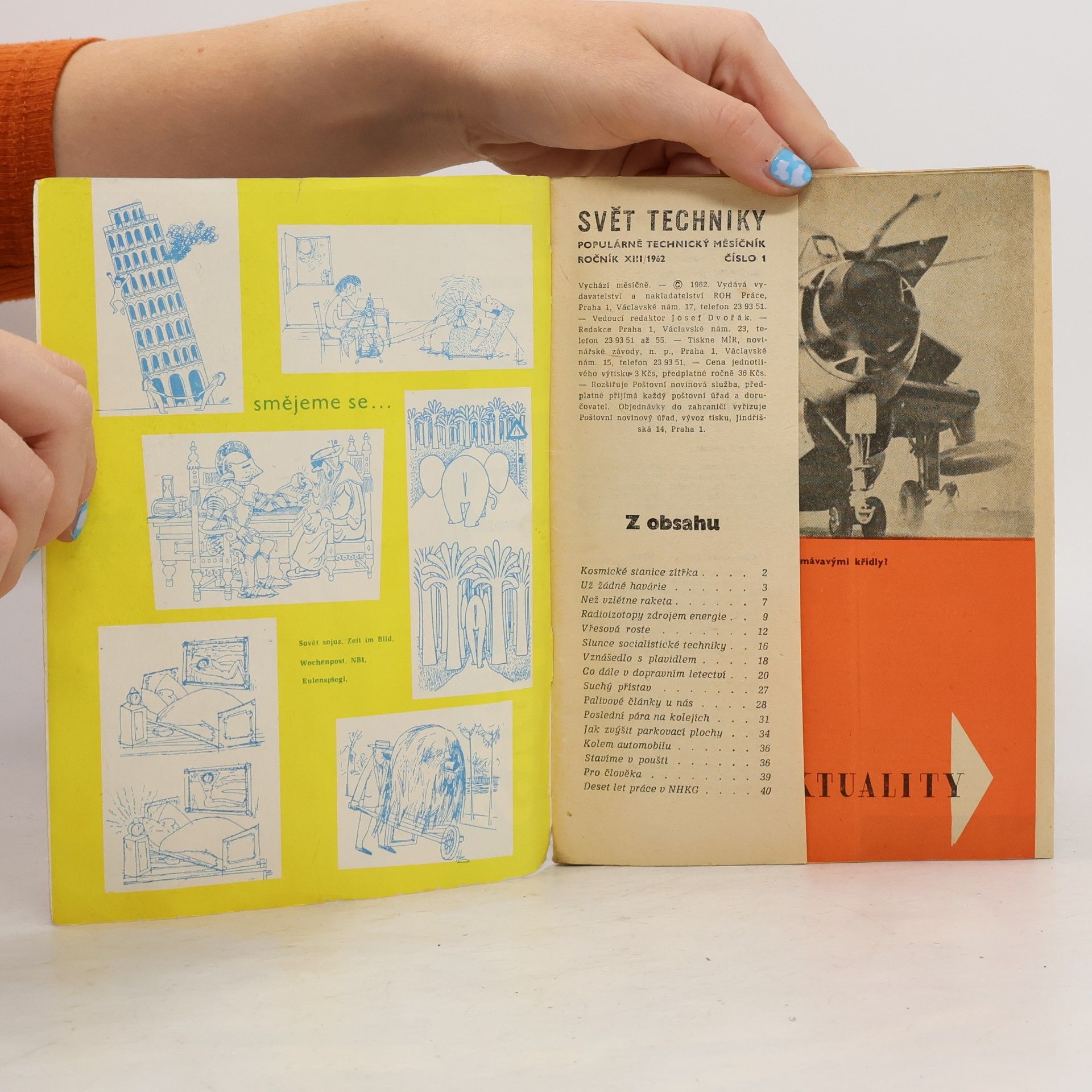 Collectif d'auteurs Svět techniky. Ročník XIII/1962. Číslo 1