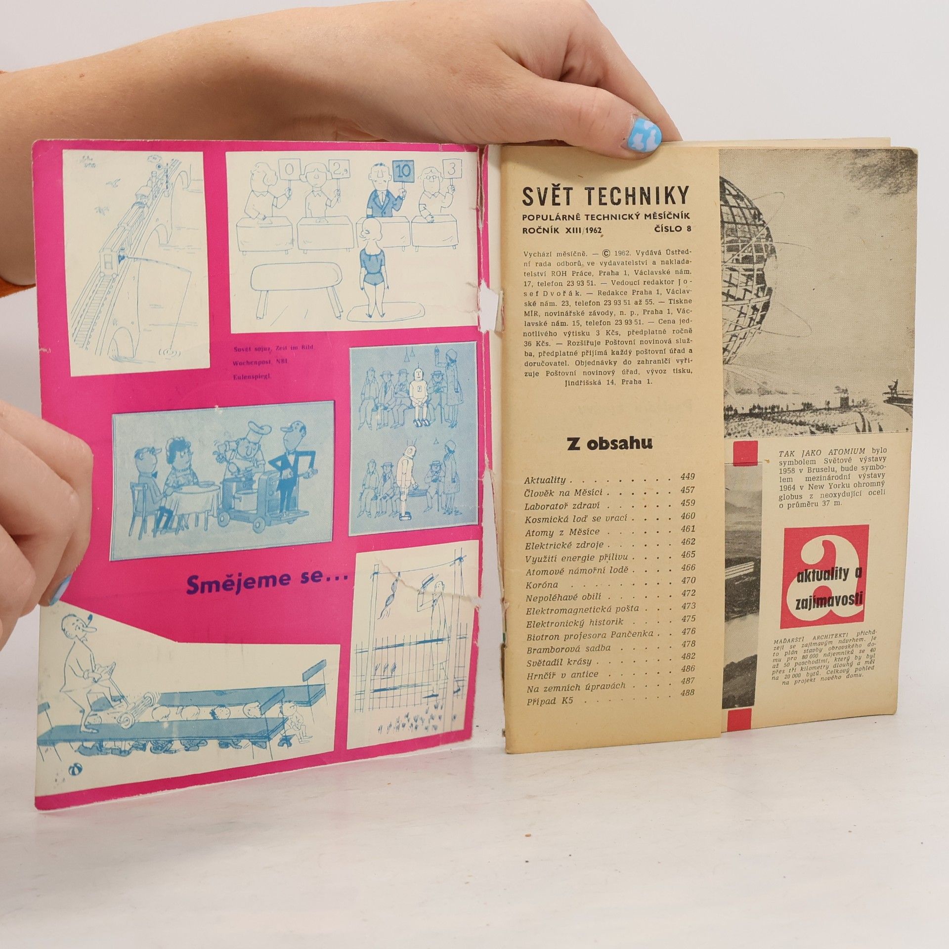 Autorenkollektiv Svět techniky 8/1962