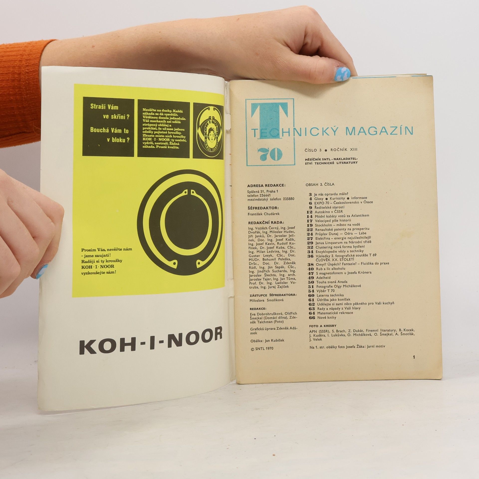 Kolektiv autorů Technický magazín 3/1970