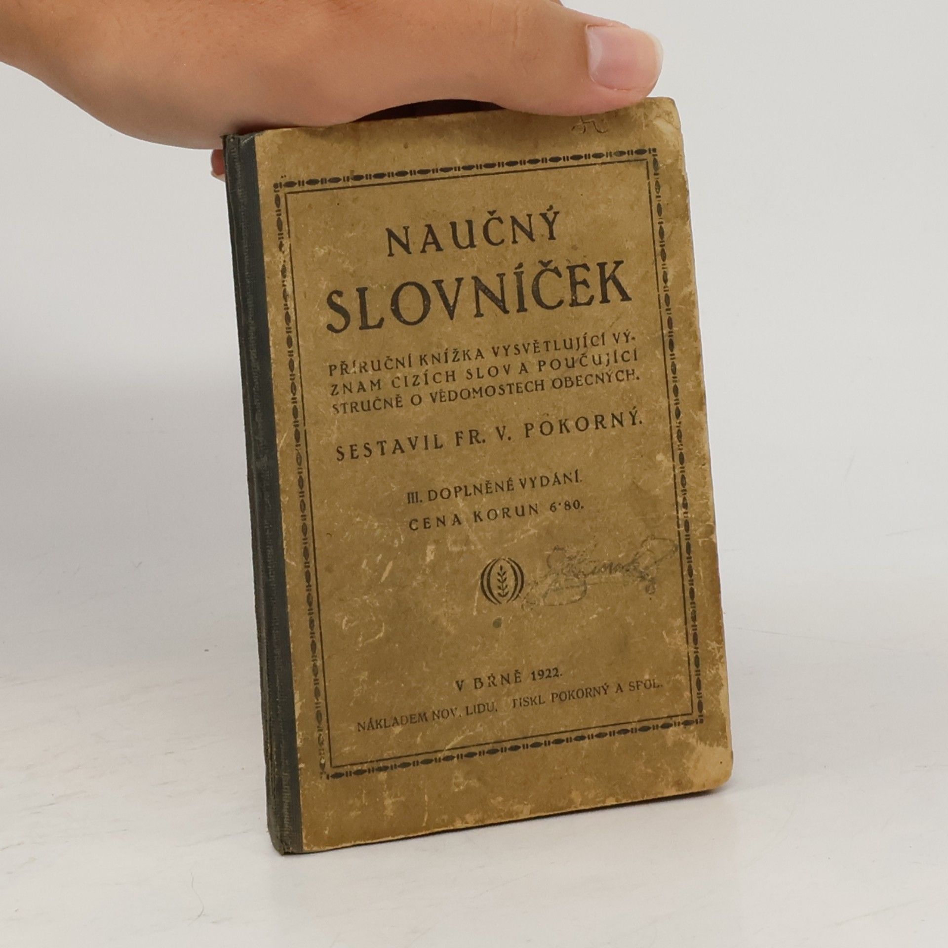 František Pokorný Naučný slovníček