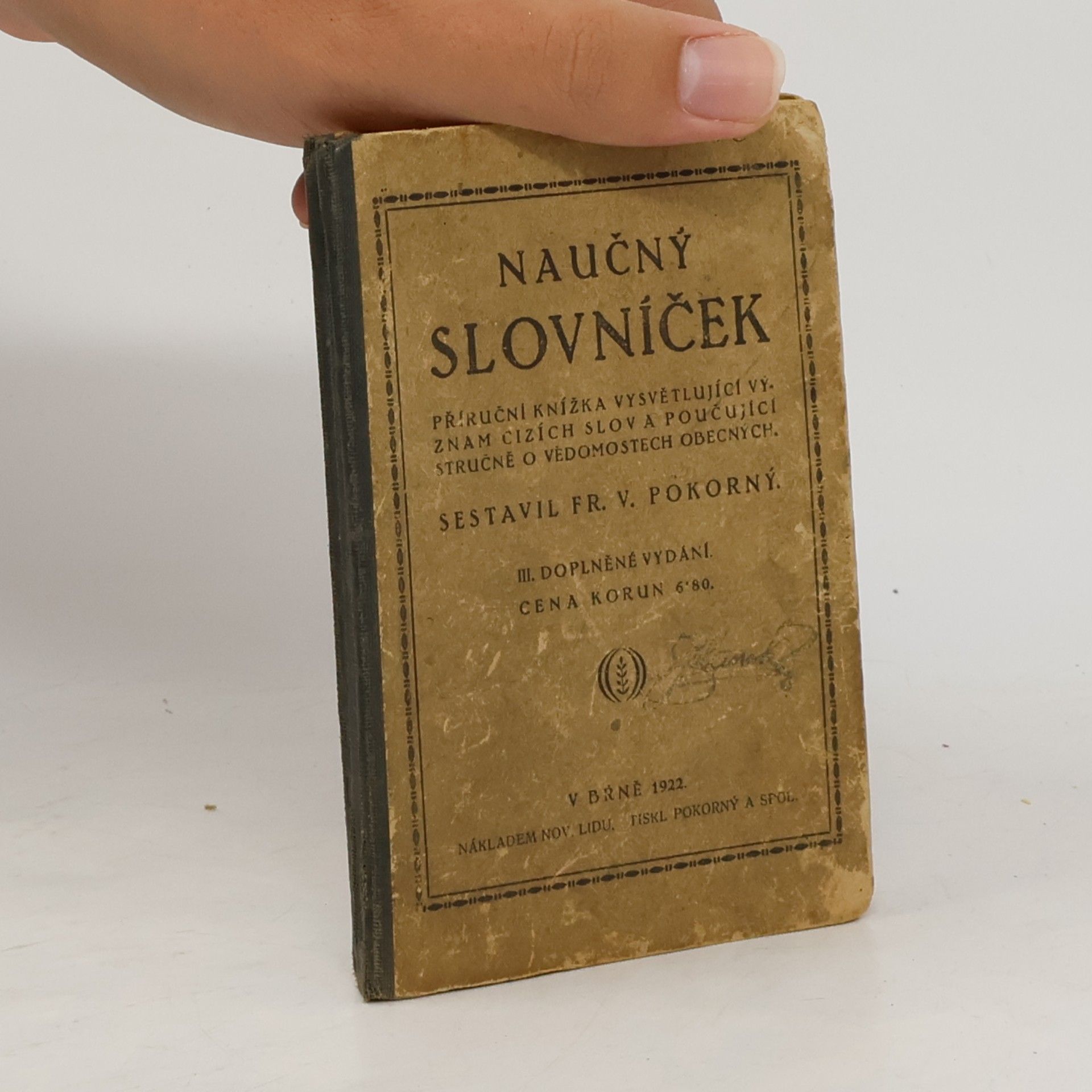František Pokorný Naučný slovníček