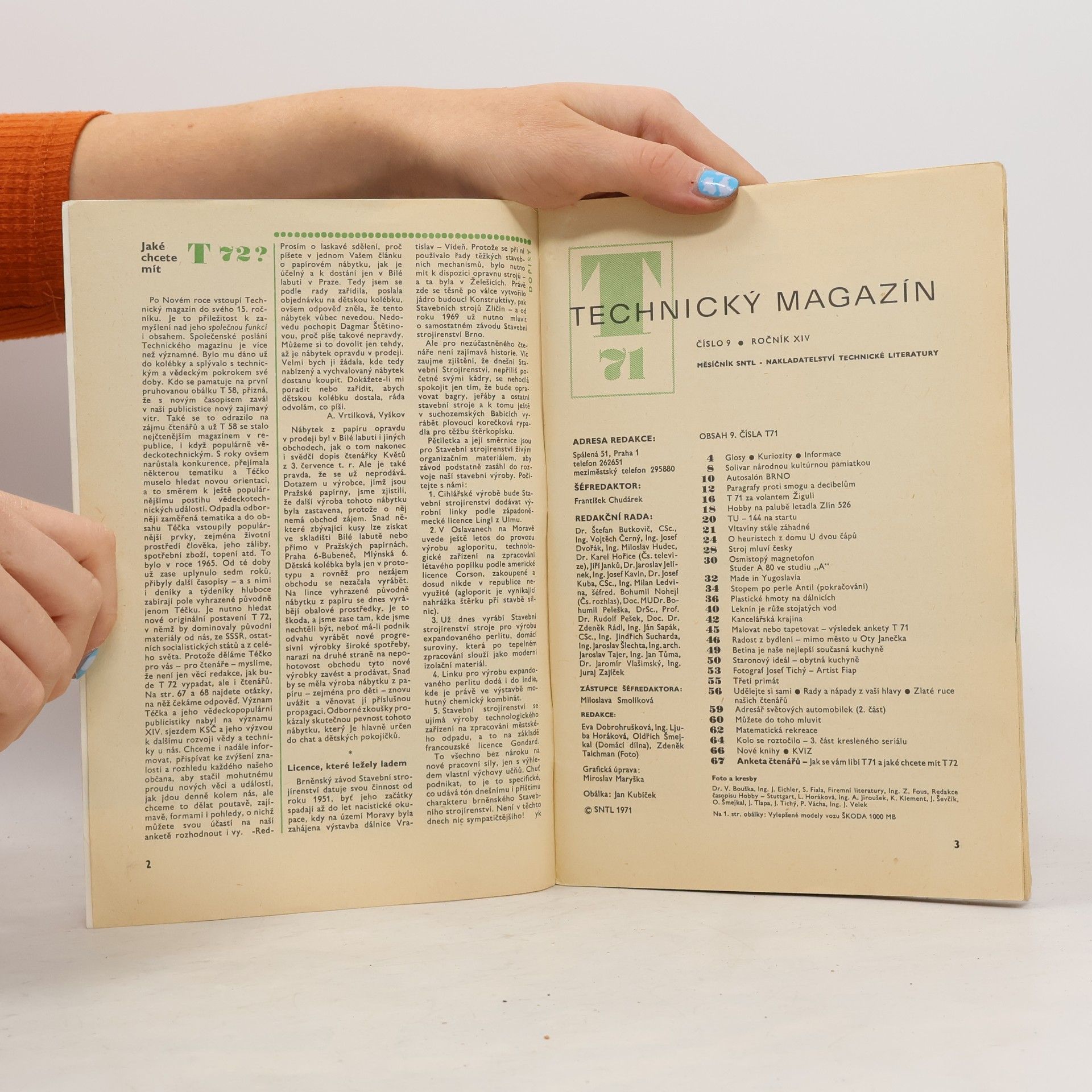 Autorenkollektiv Technický magazín 9/1971
