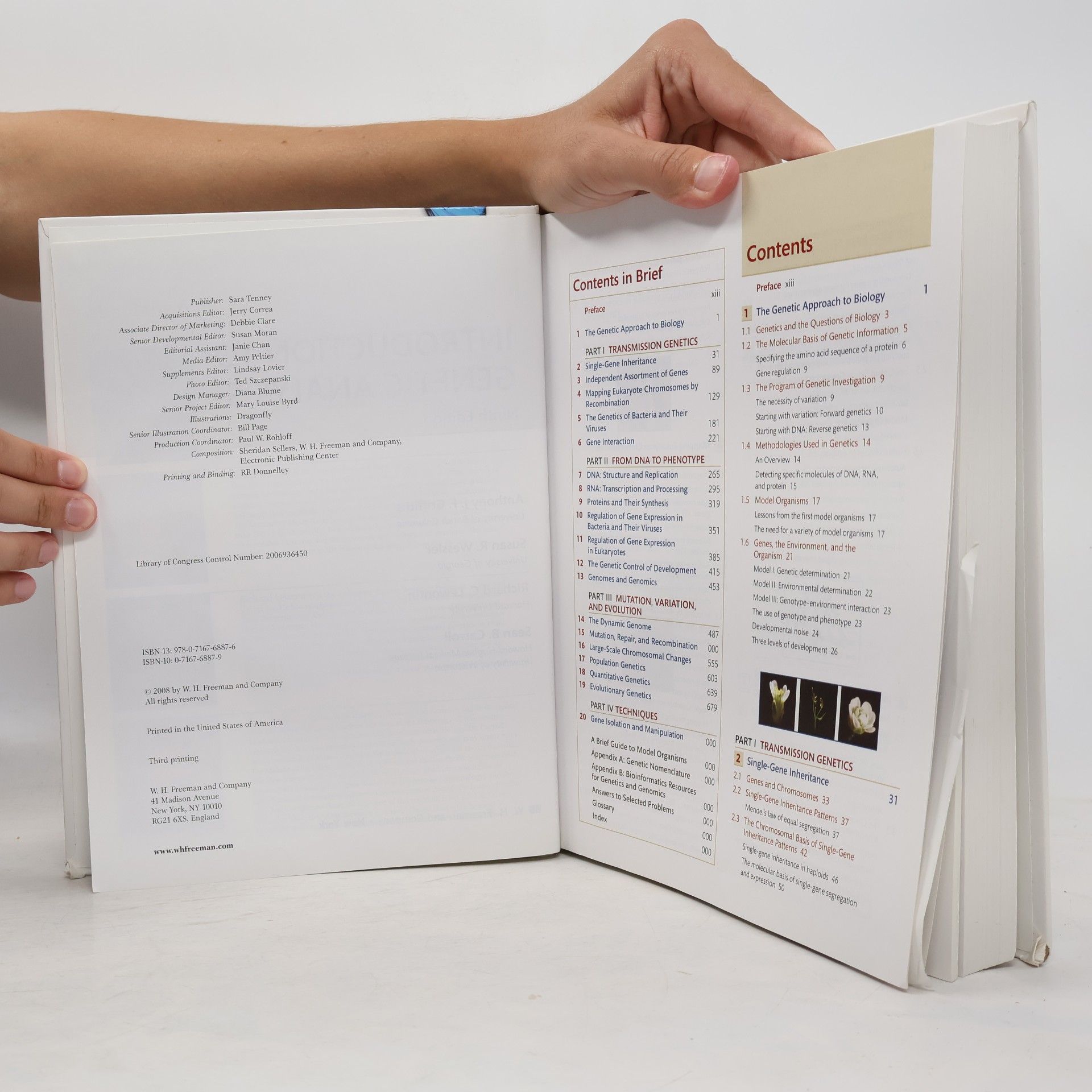 Anthony J. F Griffiths Introduction to Genetic Analysis - 9th Edition