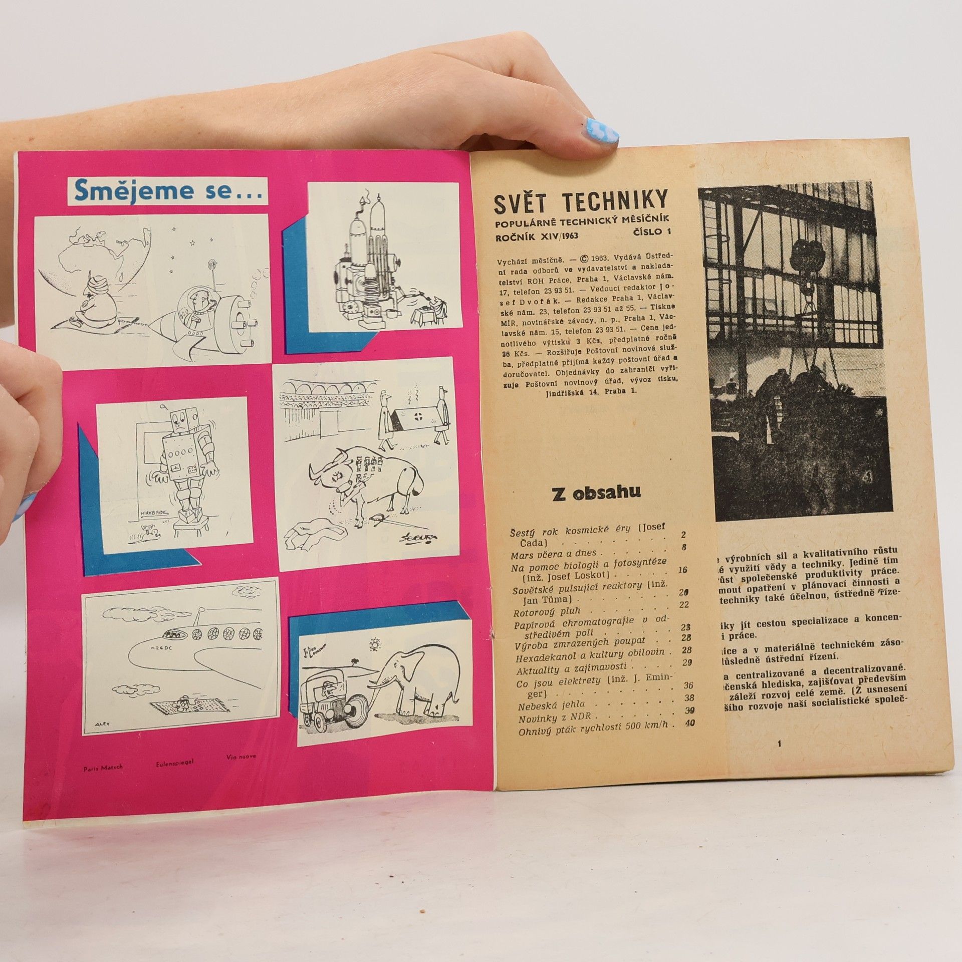 Autorenkollektiv Svět techniky 1/1963