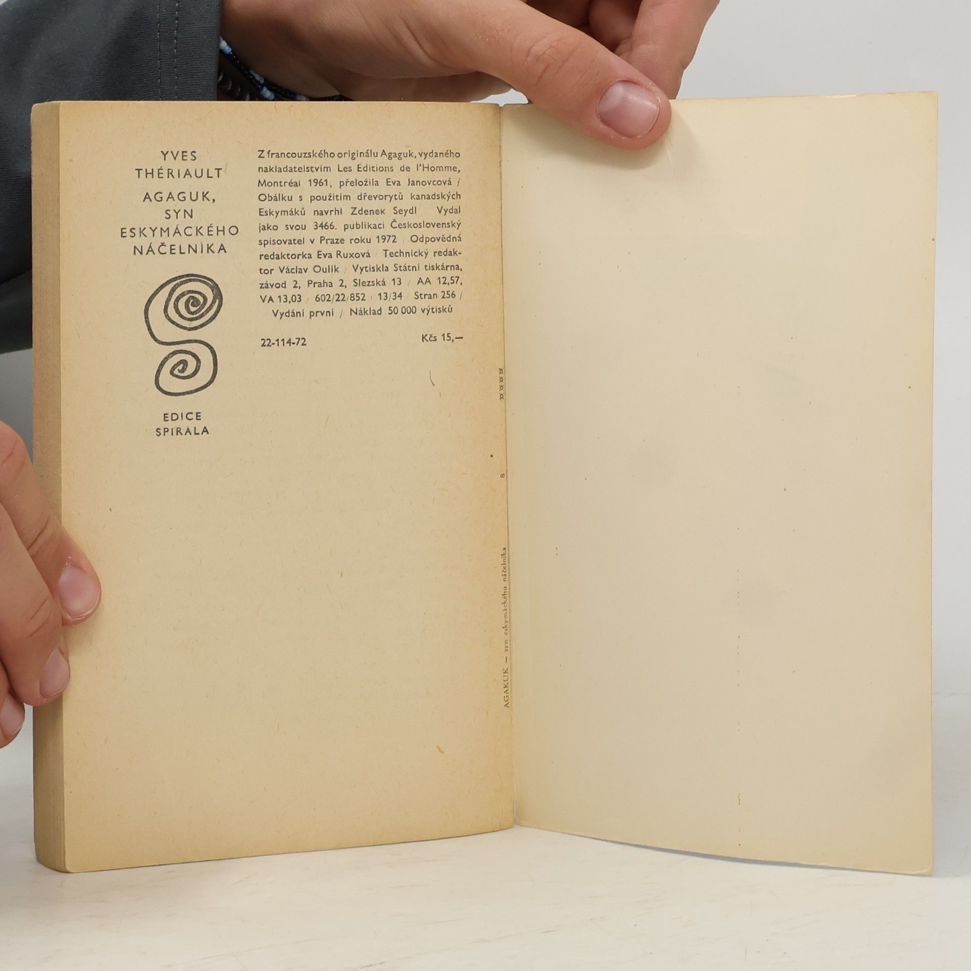 Yves Thériault Agaguk, syn eskymáckého náčelníka