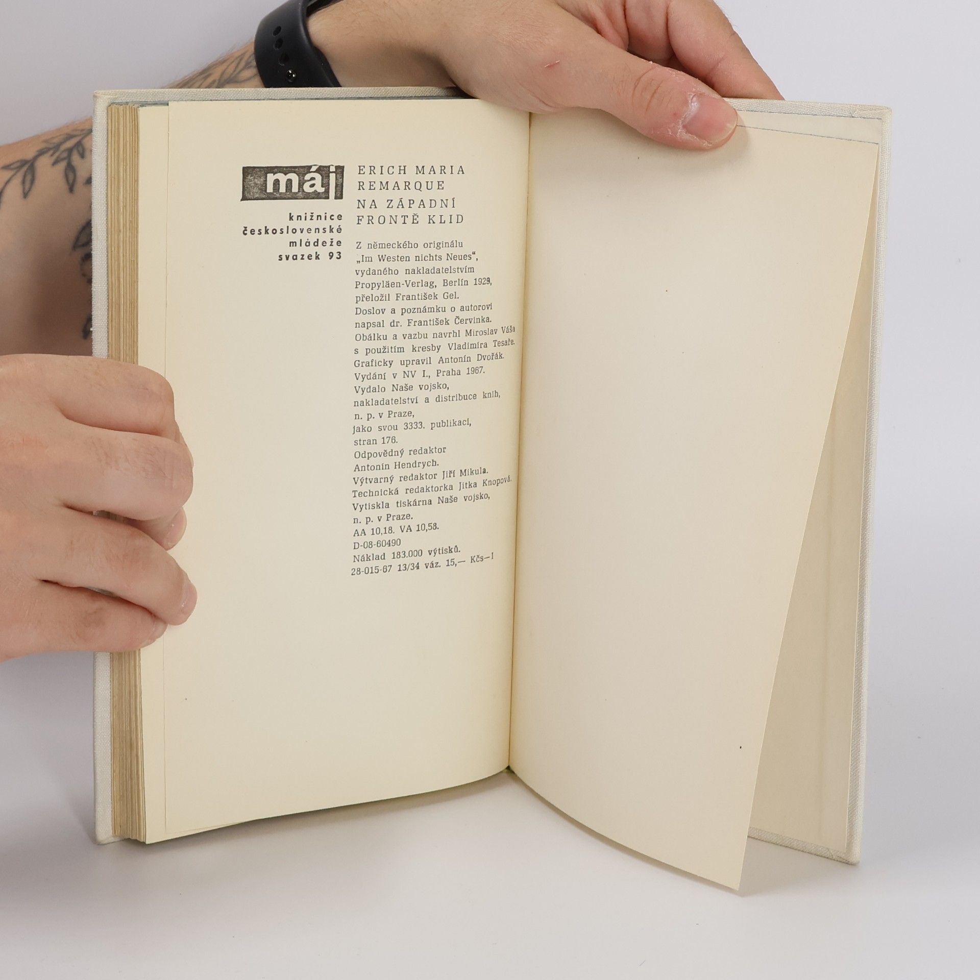 Erich Maria Remarque Na západní frontě klid