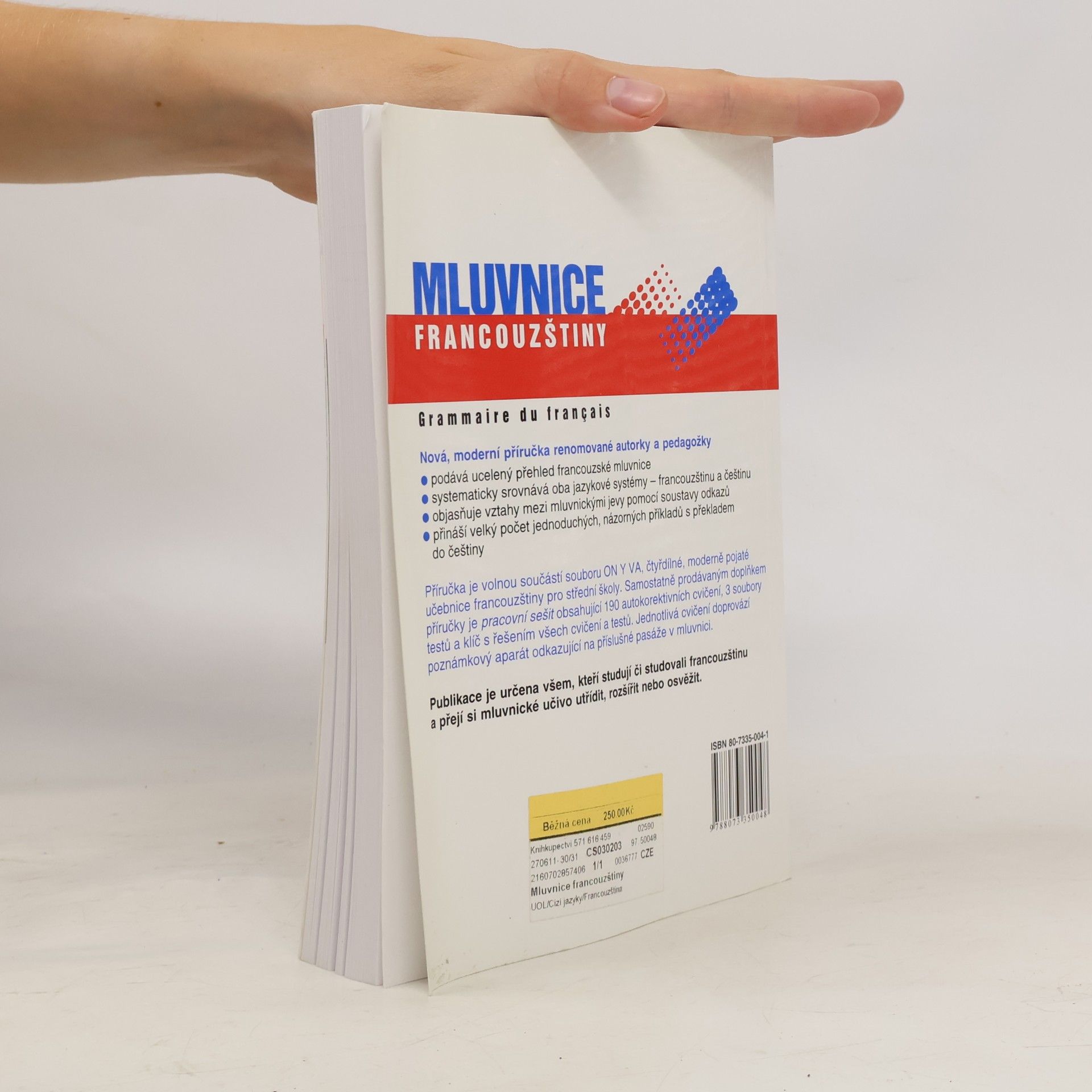 Jitka Taišlová Mluvnice francouzštiny = Grammaire du français