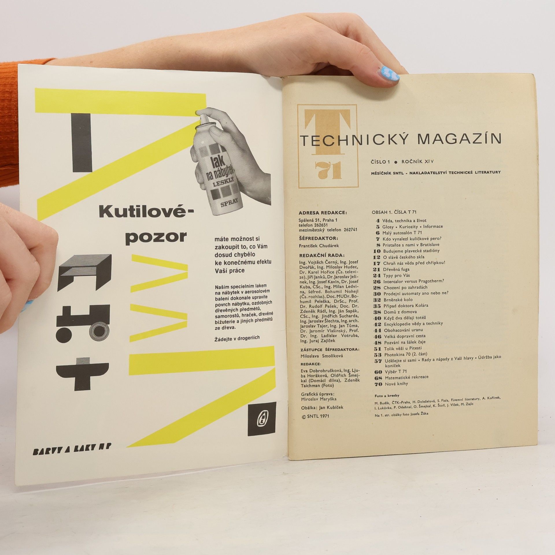 Autorenkollektiv Technický magazín 1/1971