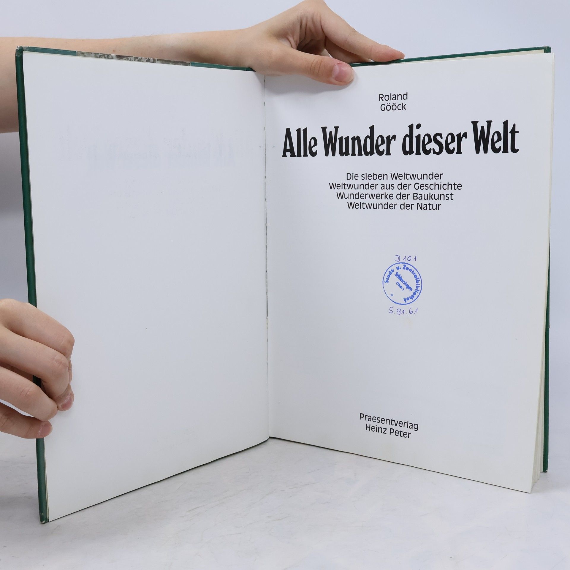 Roland Gööck Alle Wunder dieser Welt