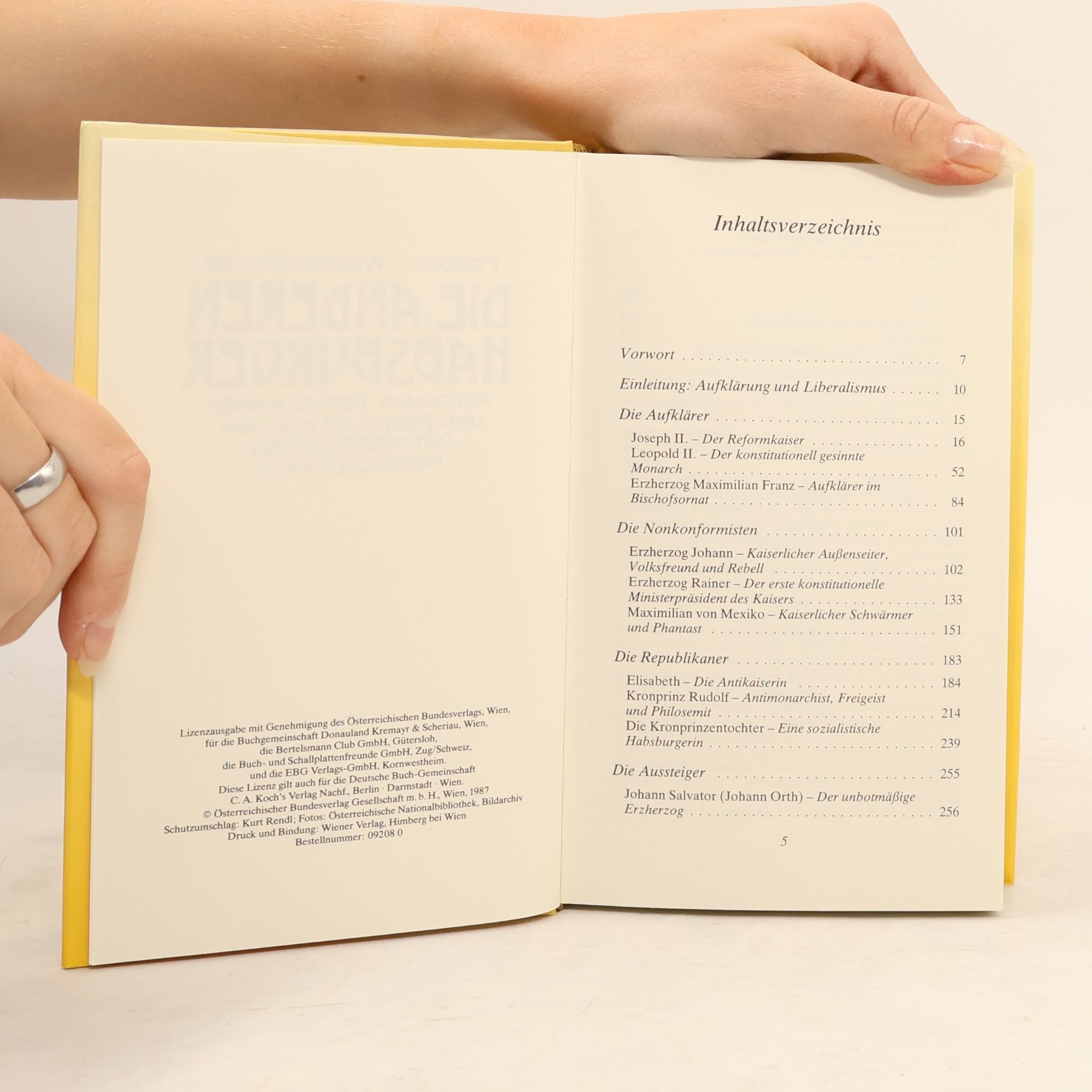 Friedrich Weissensteiner Die anderen Habsburger