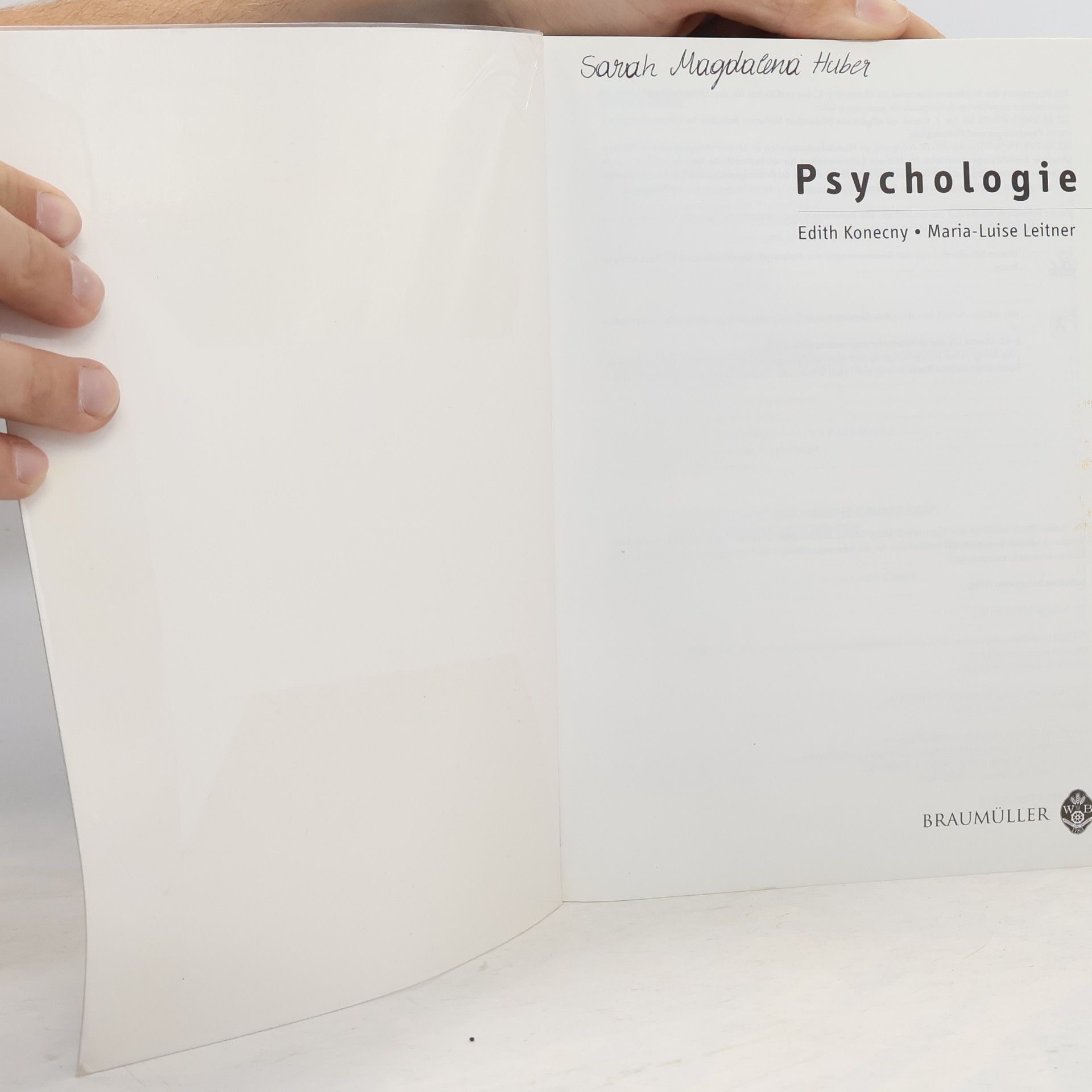 Maria Leitner Psychologie