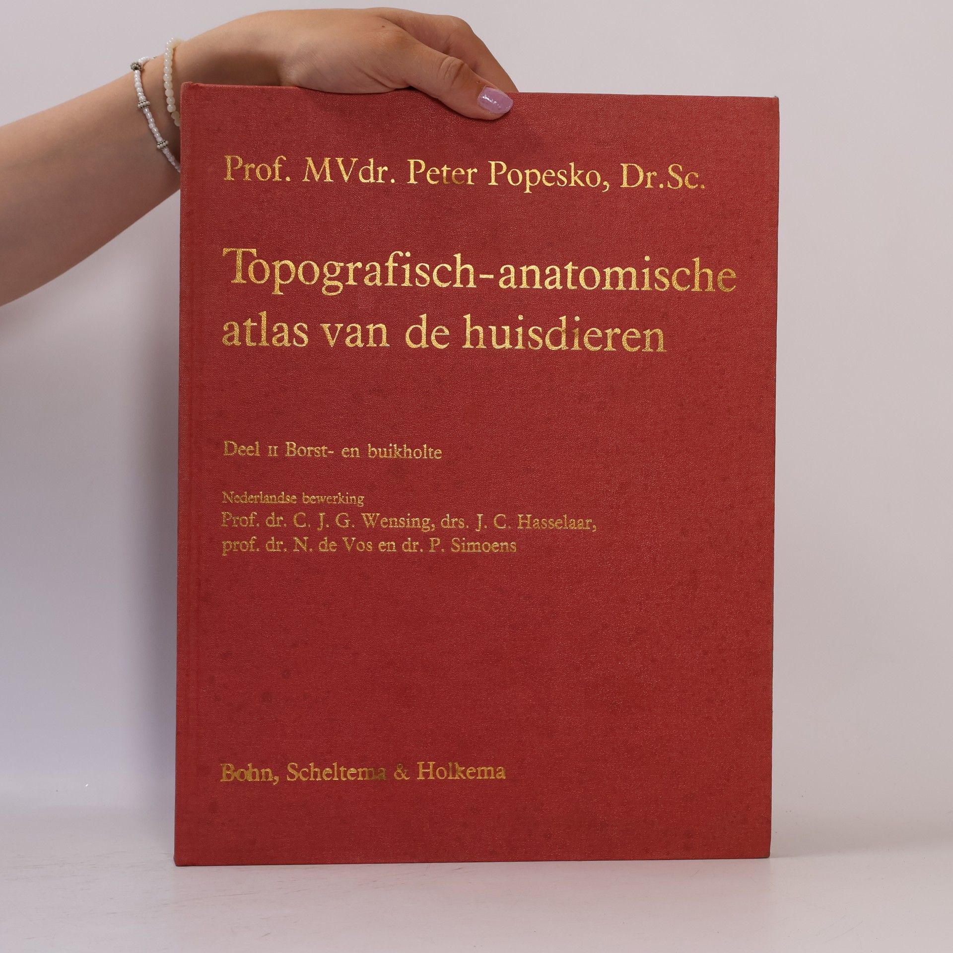 Peter Popesko Topografisch-anatomische atlas van de huisdieren
