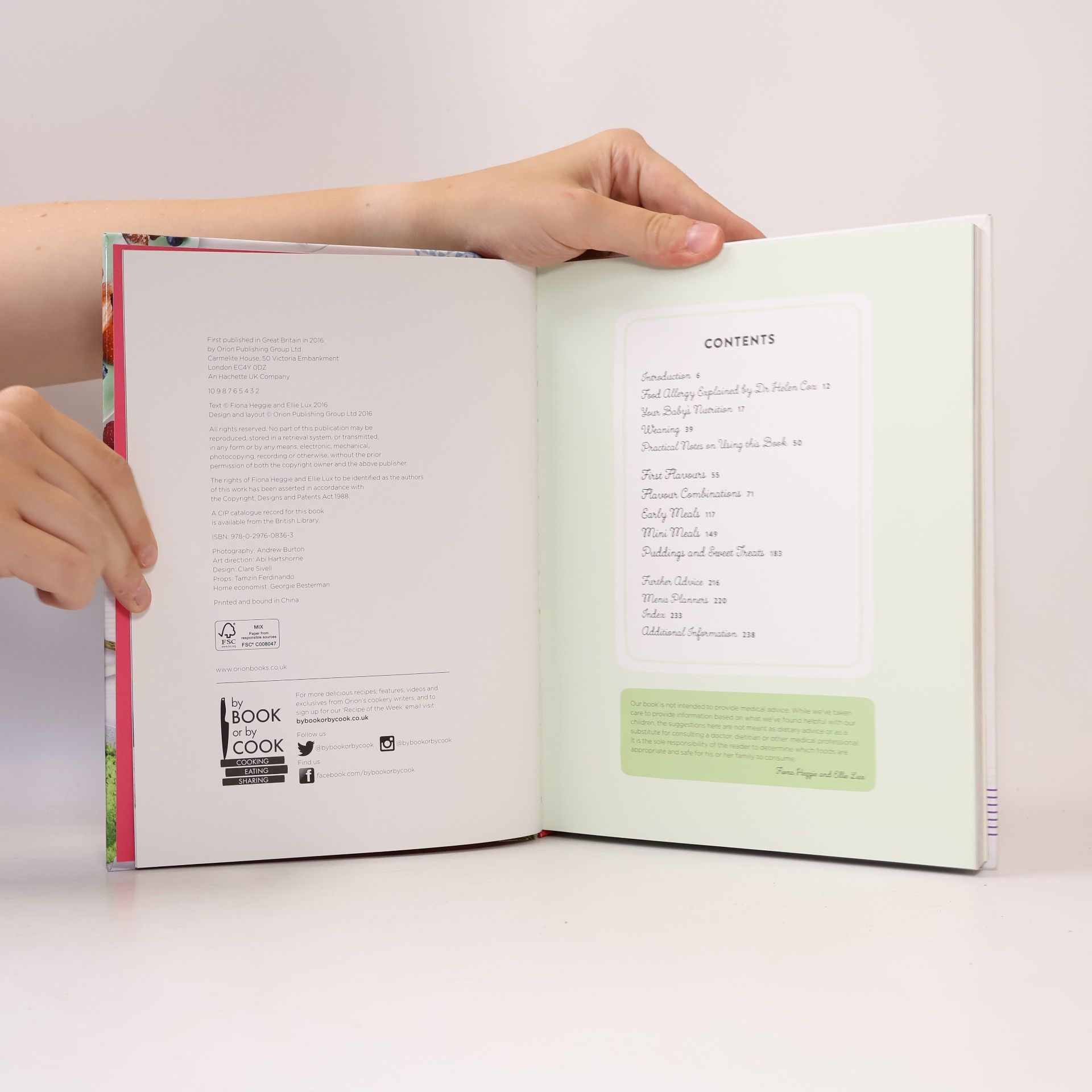 Fiona Heggie The Allergy-Free Baby & Toddler Cookbook