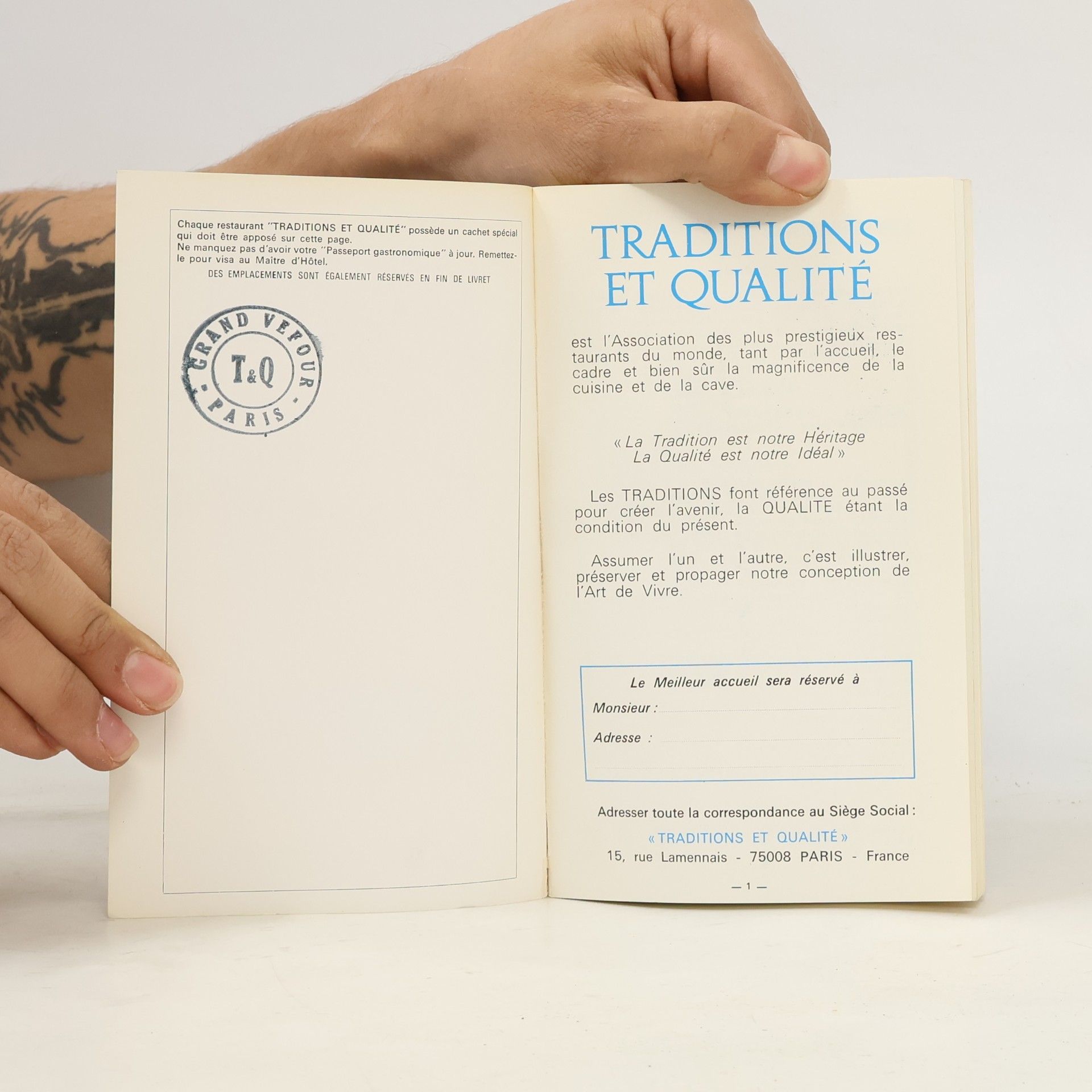 Autorenkollektiv Traditions et Qualité