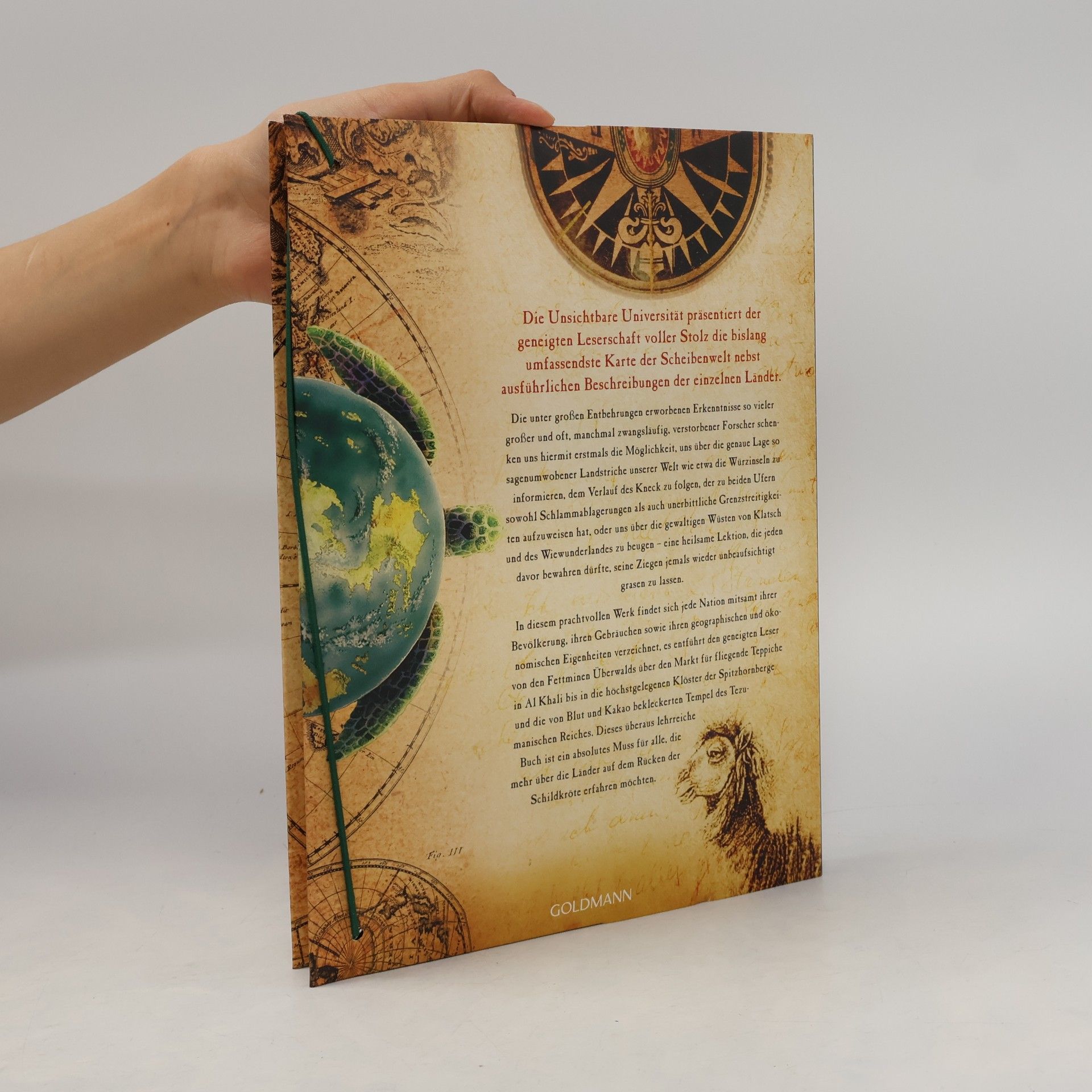 Terry Pratchett Vollsthändiger und unentbehrlicher Atlas der Scheibenwelt
