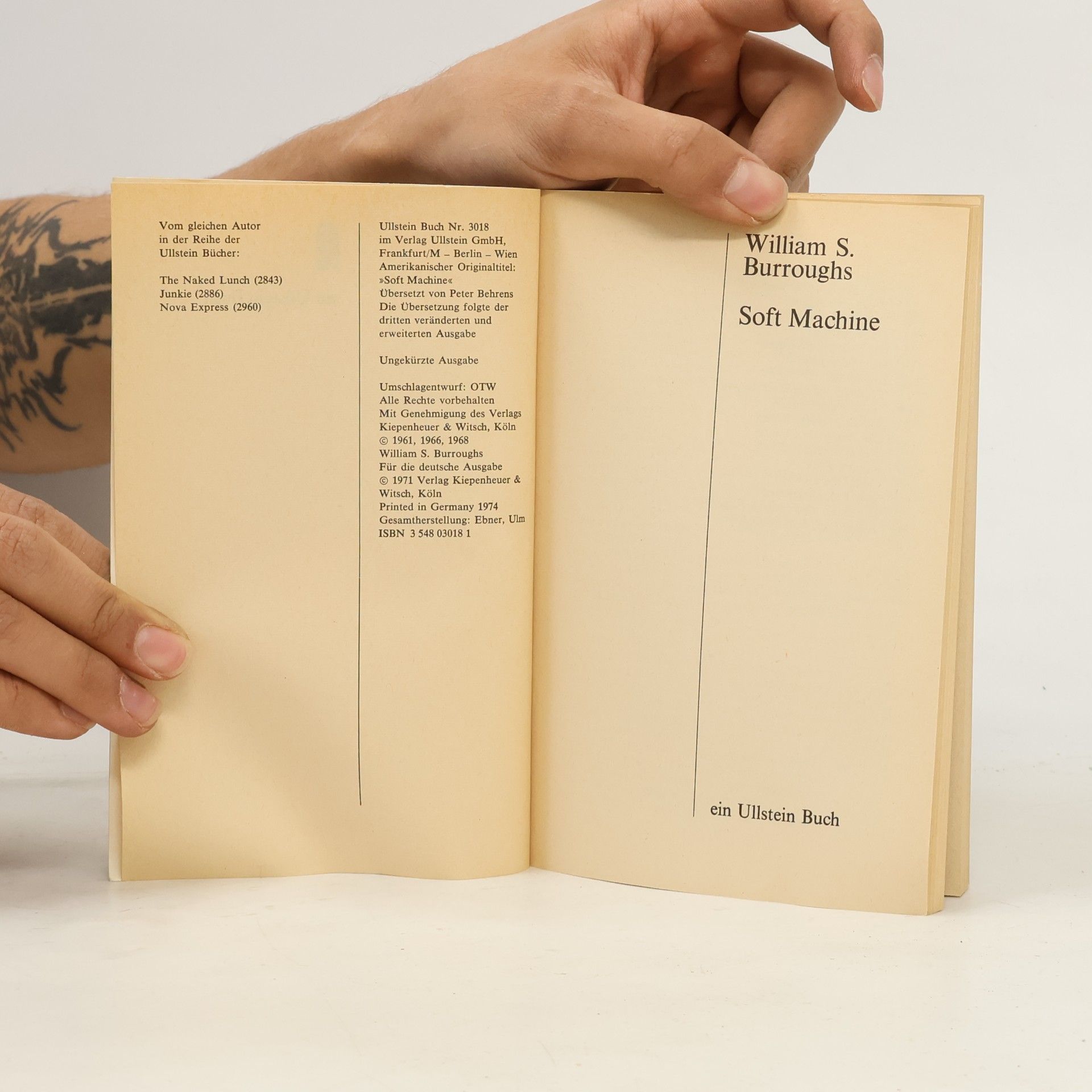 William S. Burroughs Soft Machine