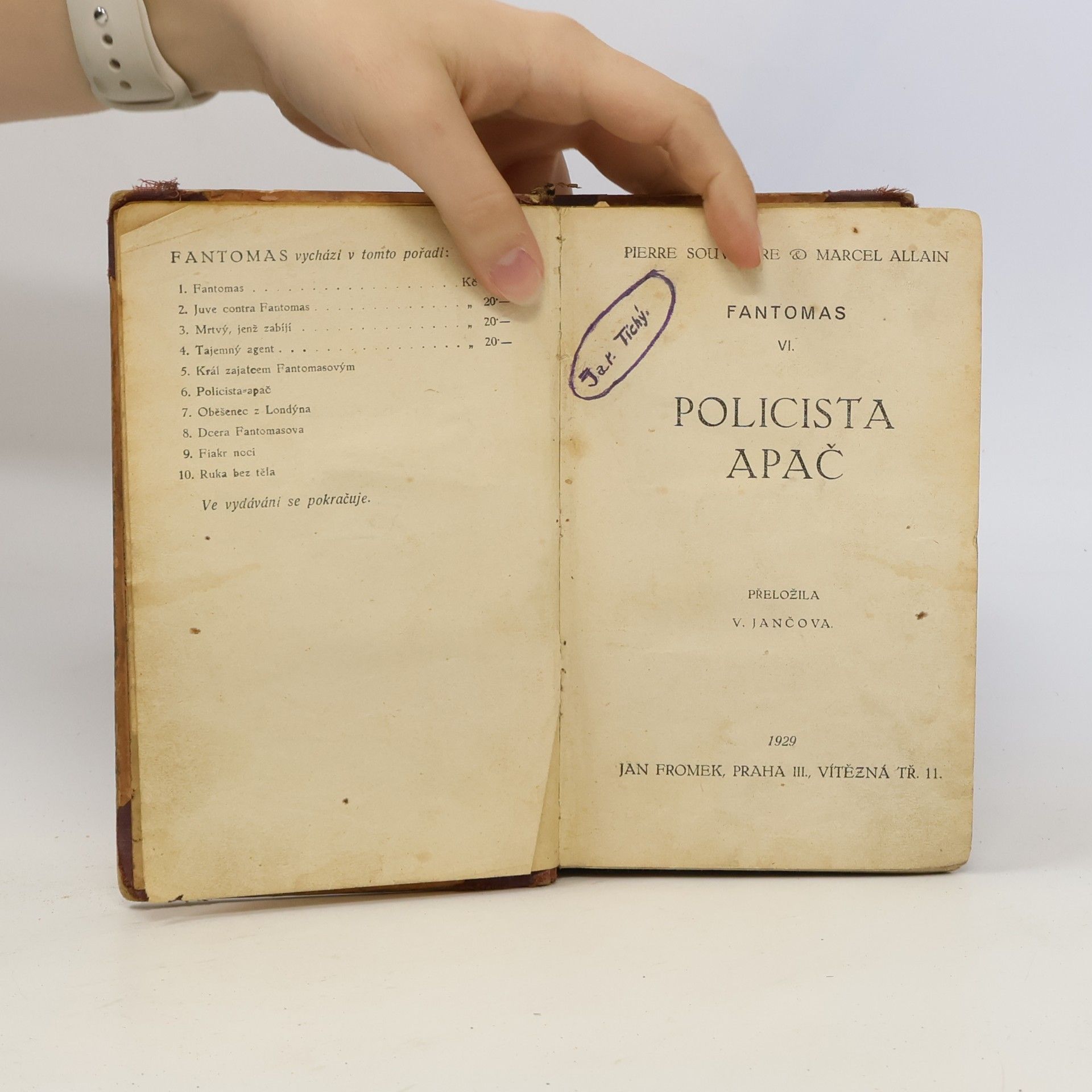 Allain Marcel Policista apač