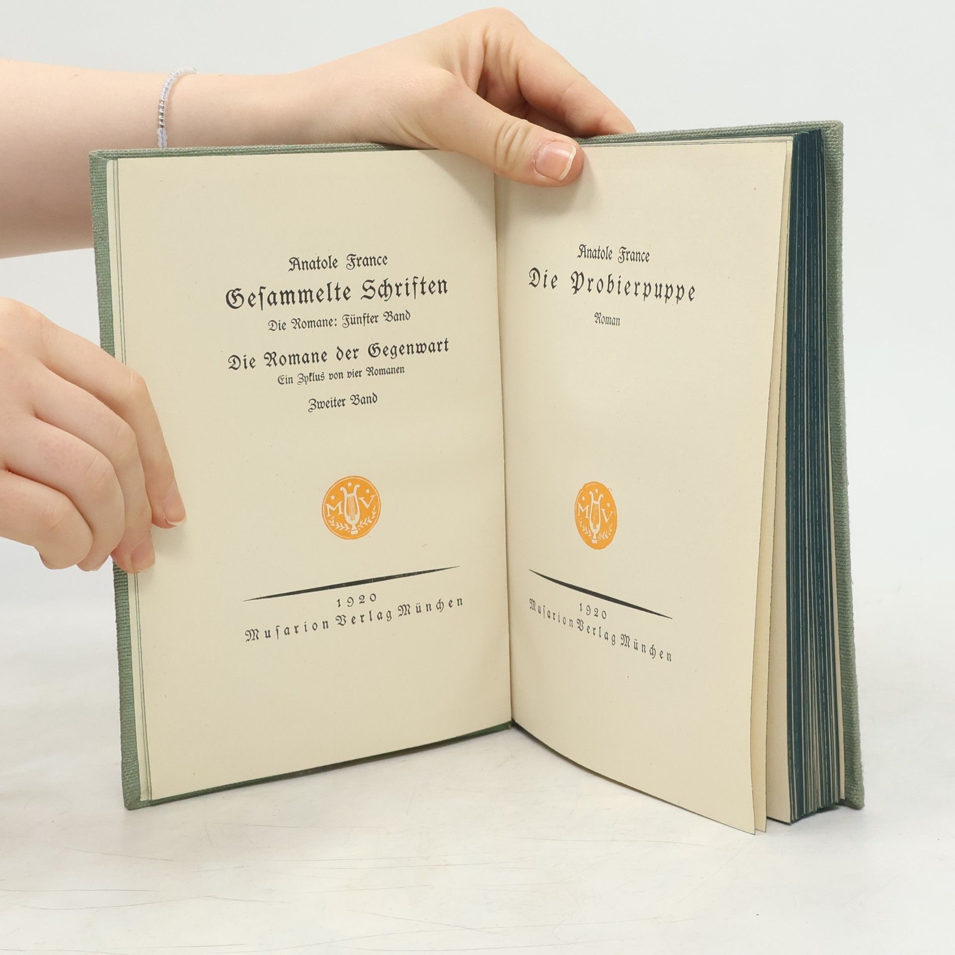 Anatole France Die Probierpuppe