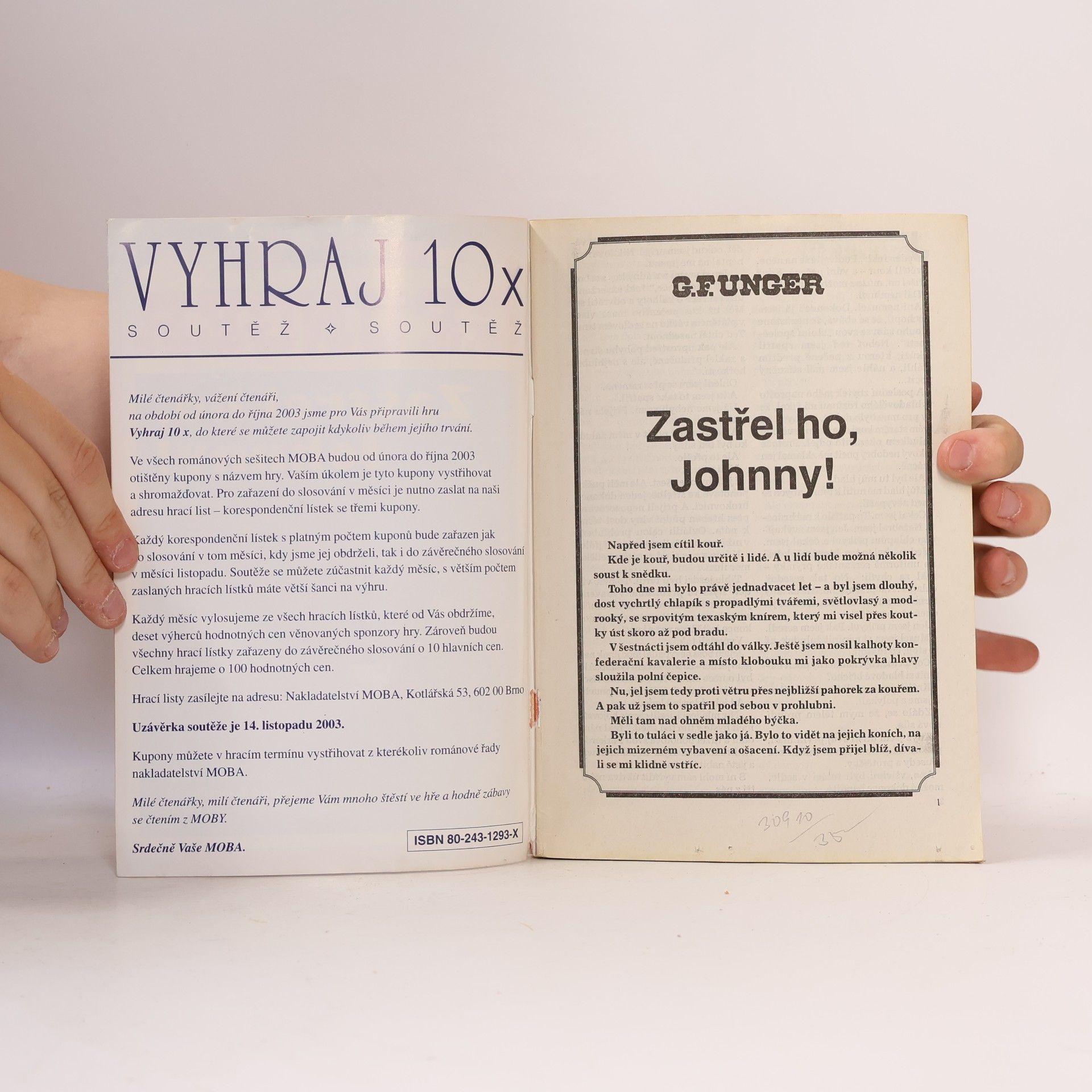 Gert F. Unger Zastřel ho, Johnny!