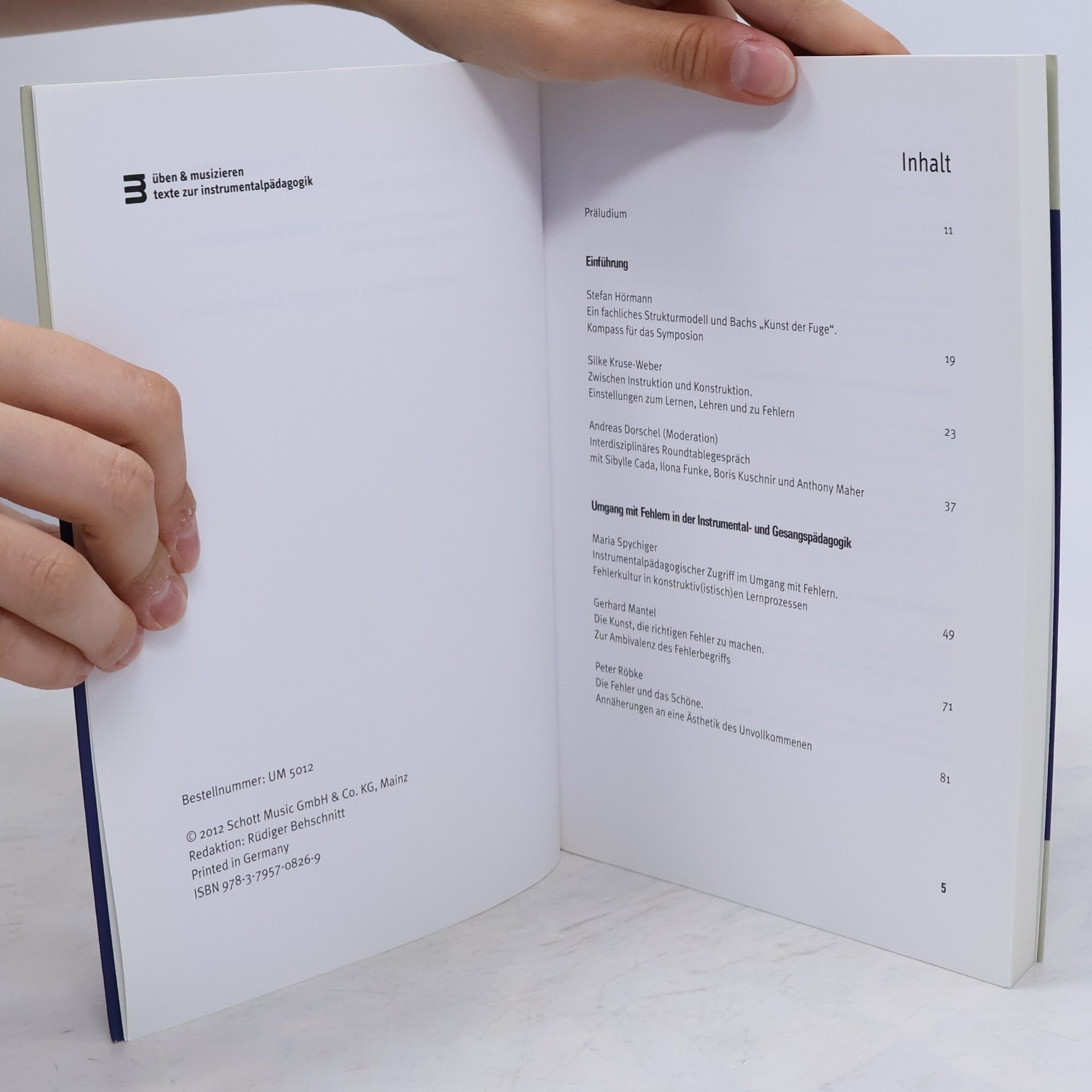 Silke Kruse-Weber Üben & Musizieren: Exzellenz durch differenzierten Umgang mit Fehlern