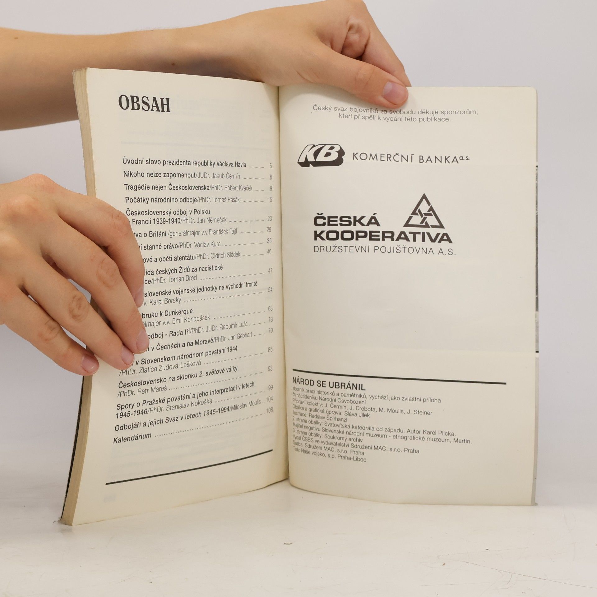 Autorenkollektiv Národ se ubránil (1939-1945). Sborník prací historiků a pamětníků