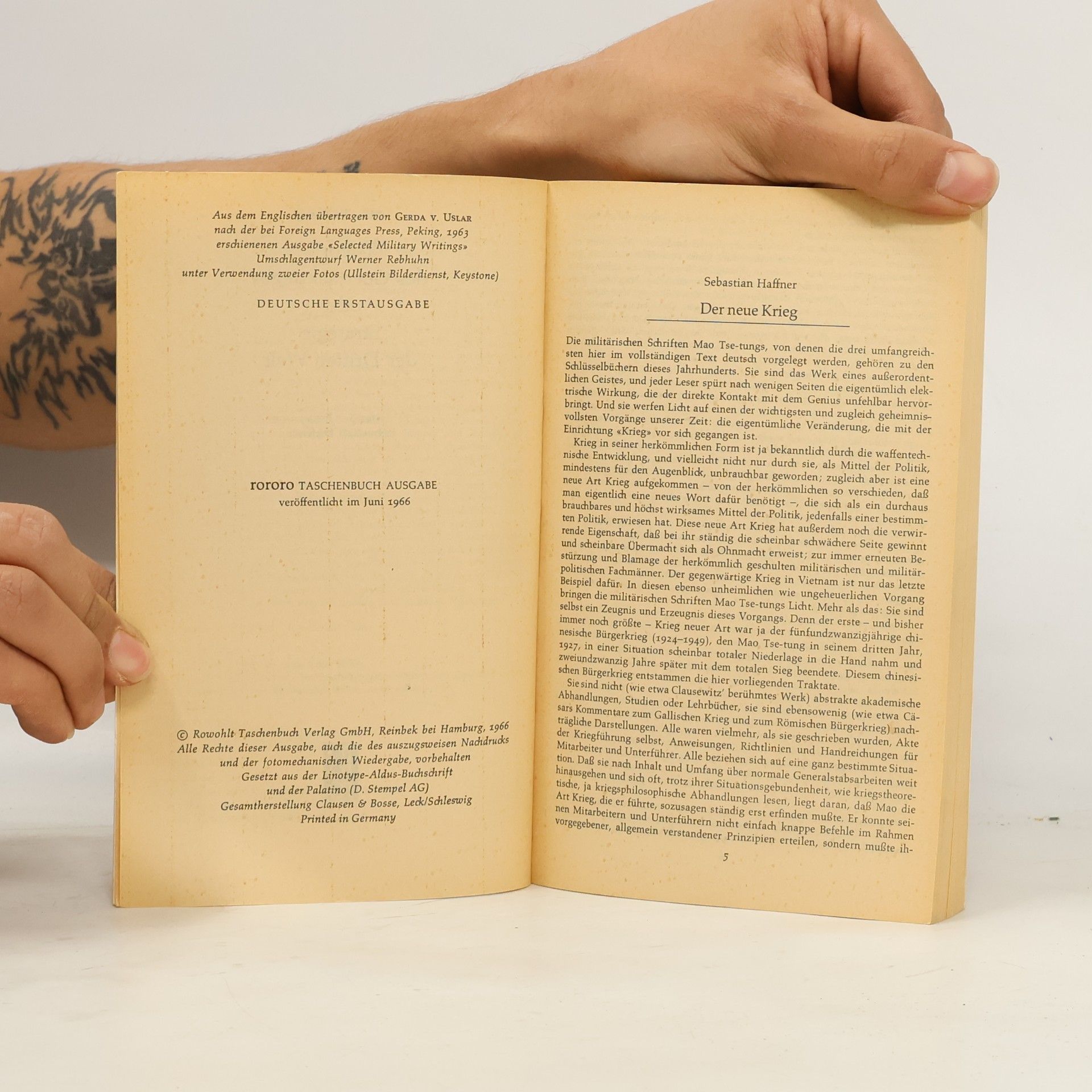 Tse-tung Mao Theorie des Guerillakrieges