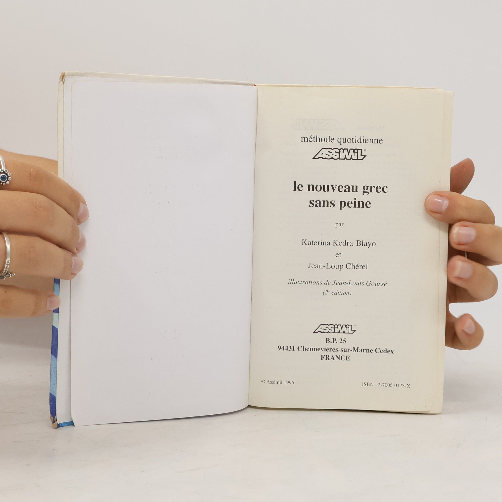 Katerina Kedra-Blayo La méthode Assimil: Le nouveau Grec sans peine
