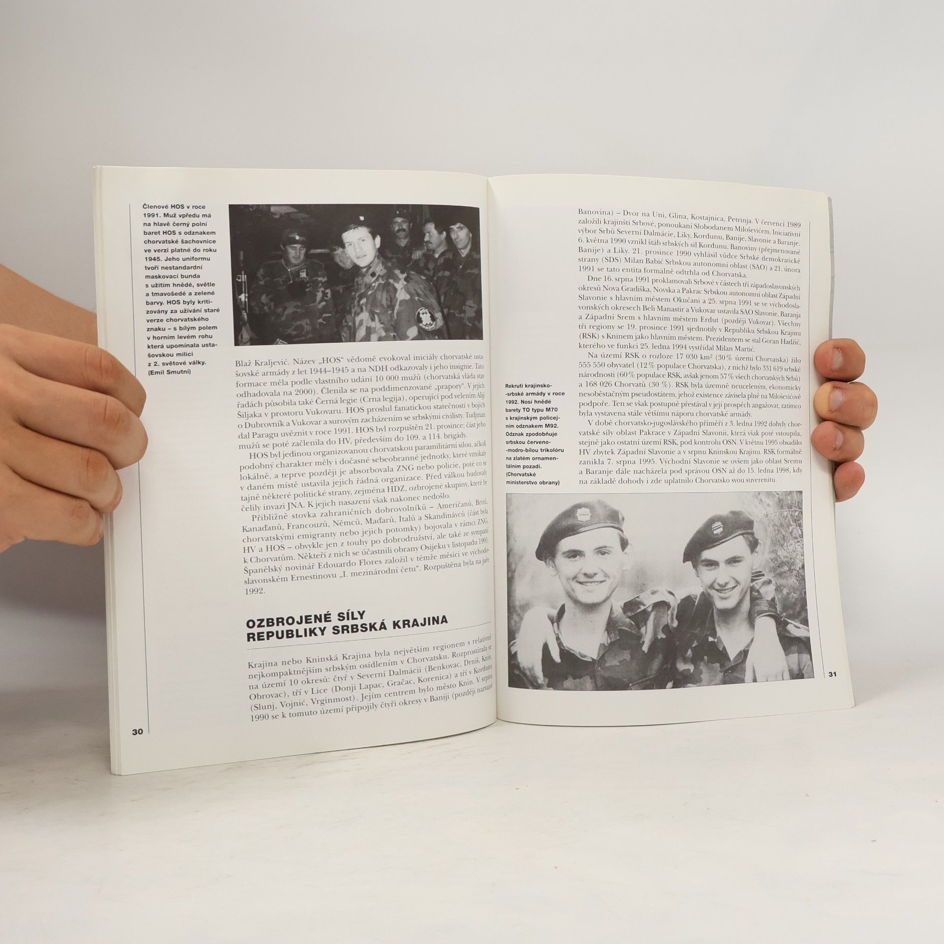Nigel Thomas Válka v Jugoslávii : Slovinsko a Chorvatsko 1991-95