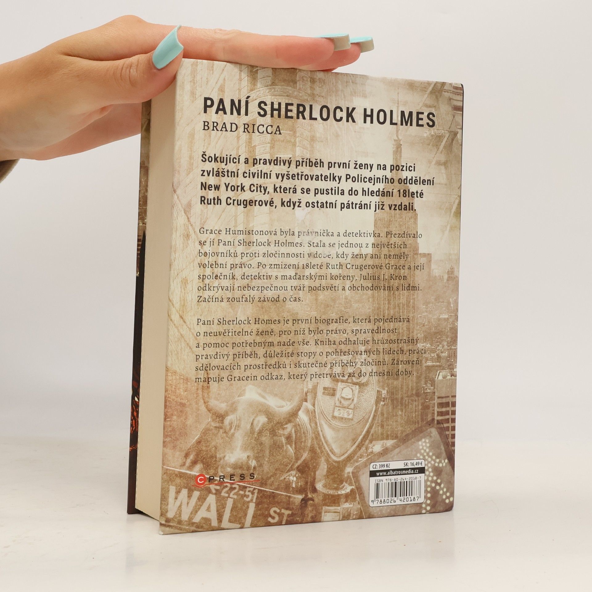 Brad Ricca Paní Sherlock Holmes