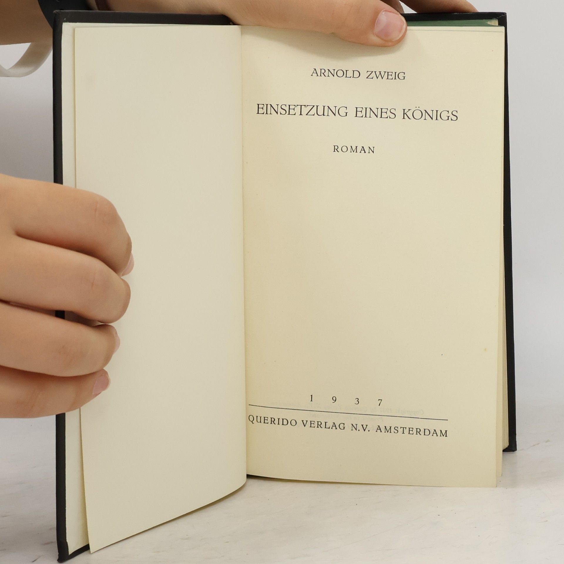 Arnold Zweig Einsetzung Eines Königs