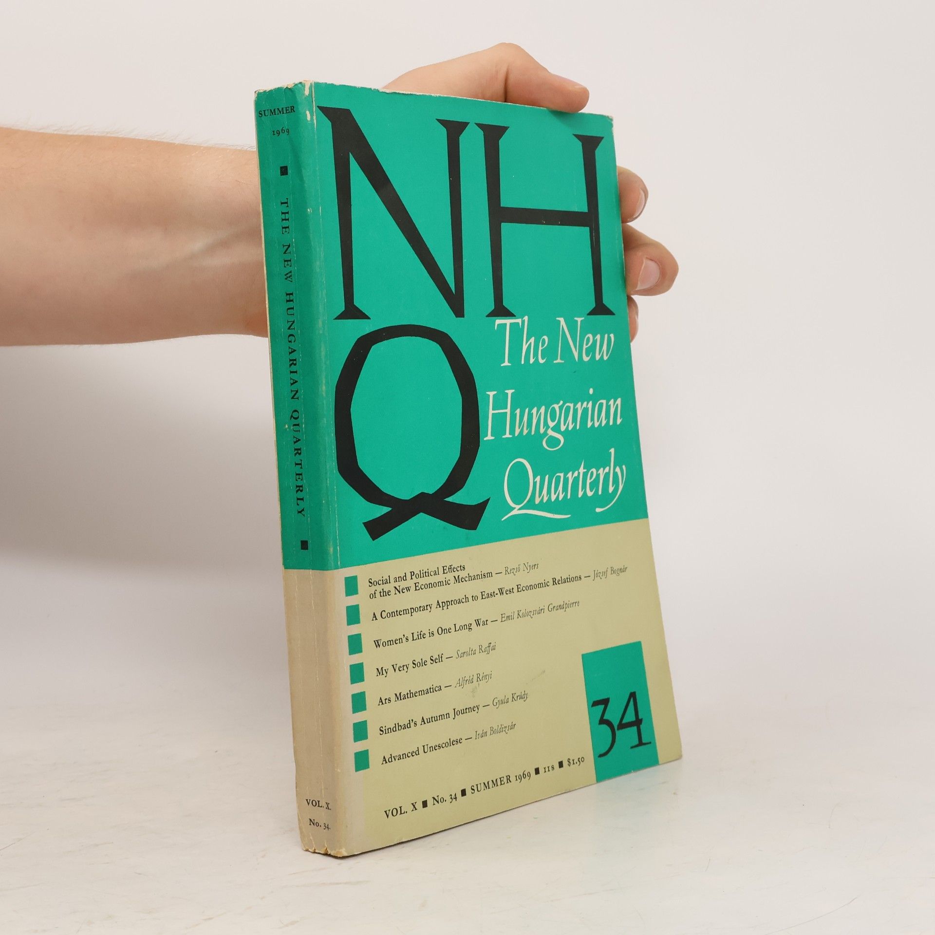 Kolektiv autorů The New Hungarian Quarterly 34