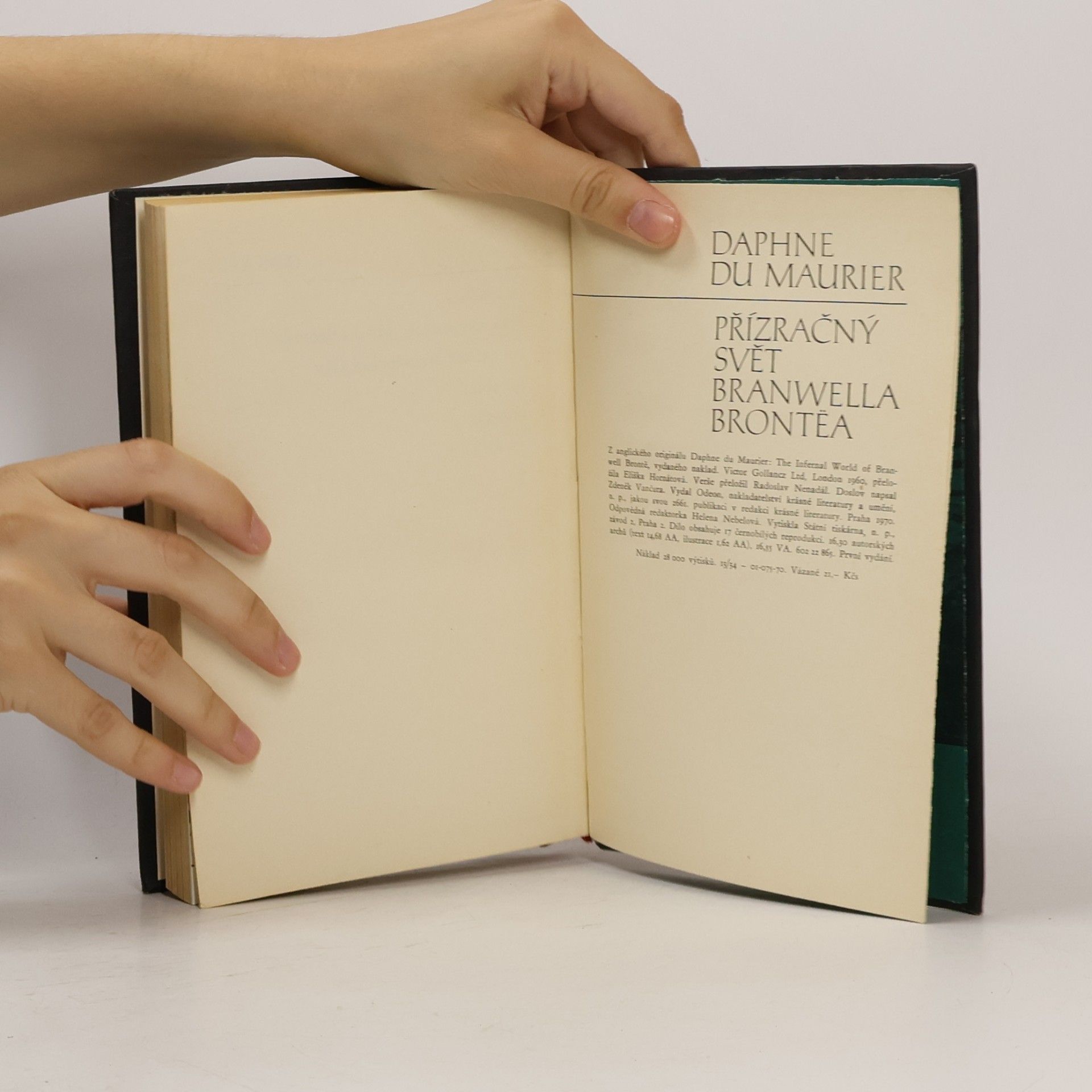 Daphne du Maurierová Přízračný svět Branwella Brontëa