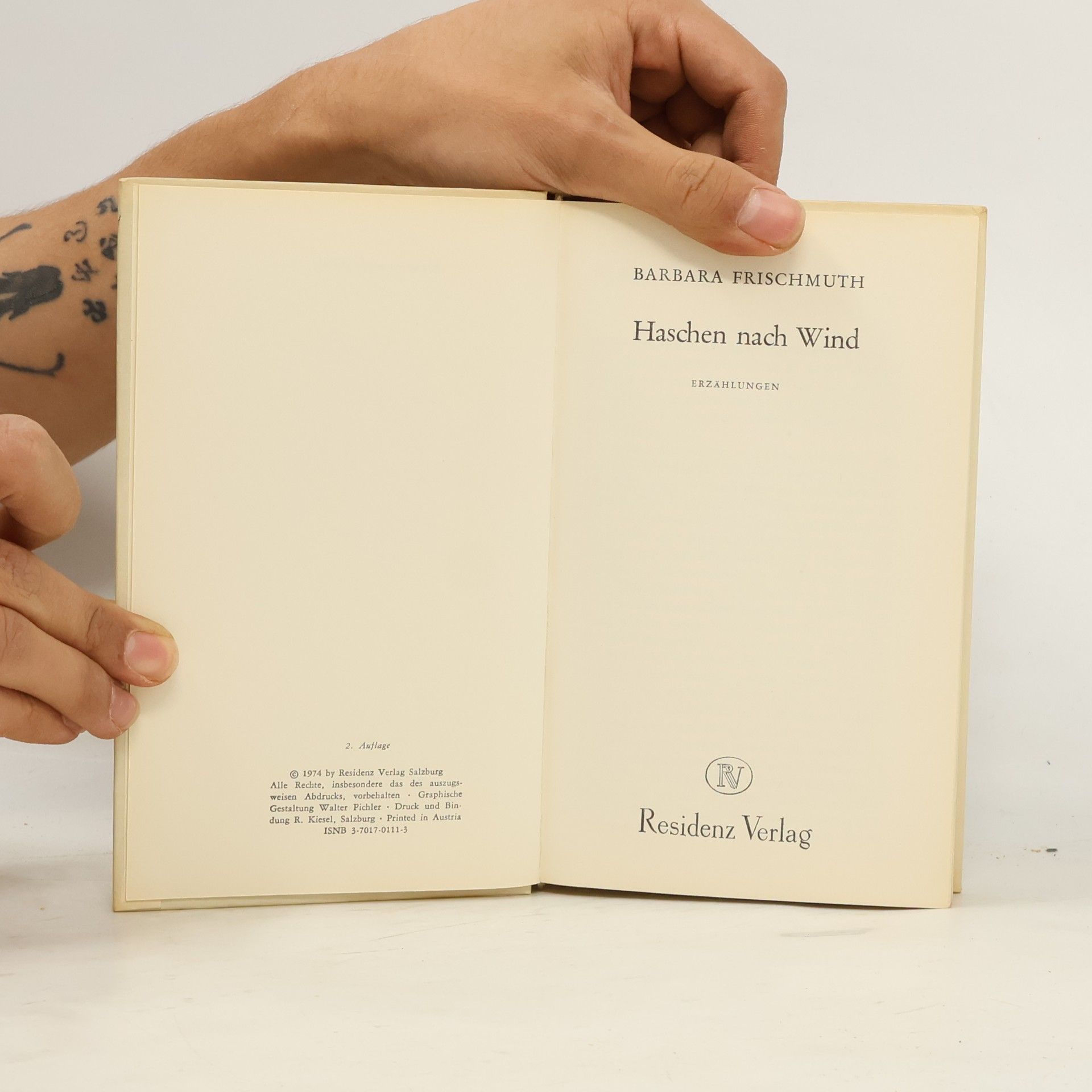 Barbara Frischmuth Haschen nach Wind