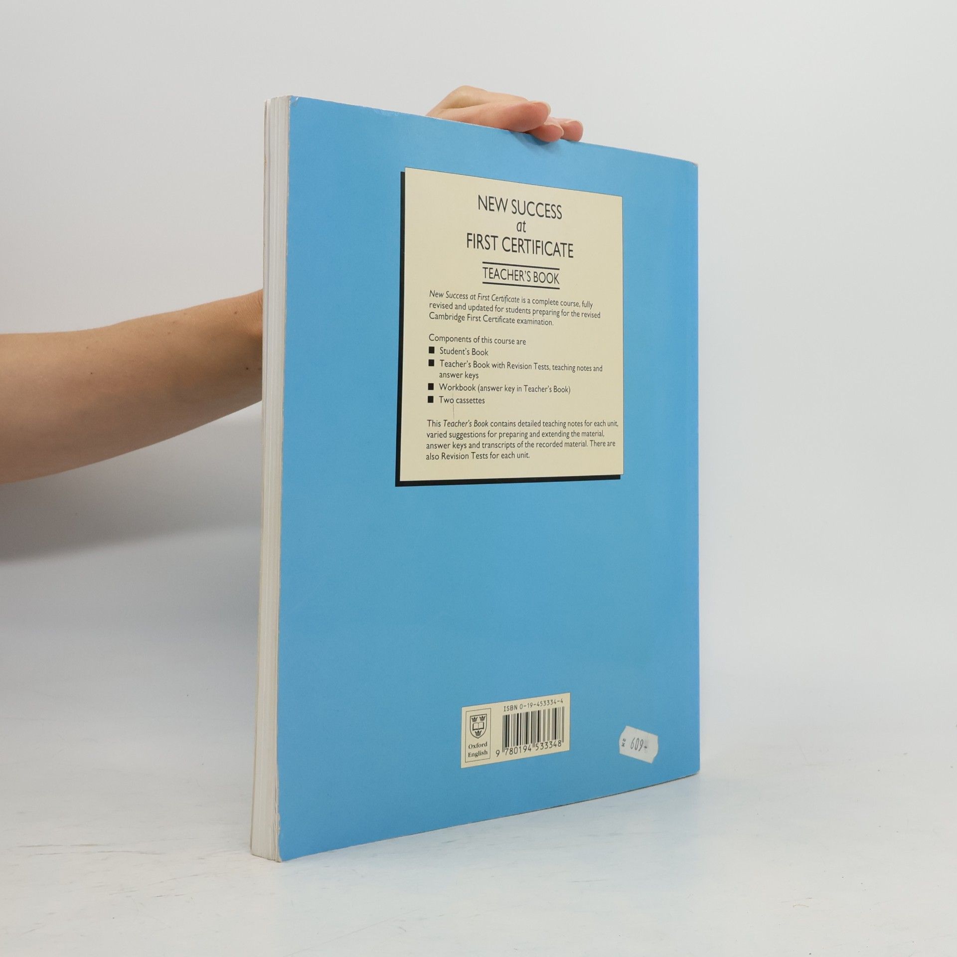 Robert ONeill New Success at First Certificate: Teacher's Book