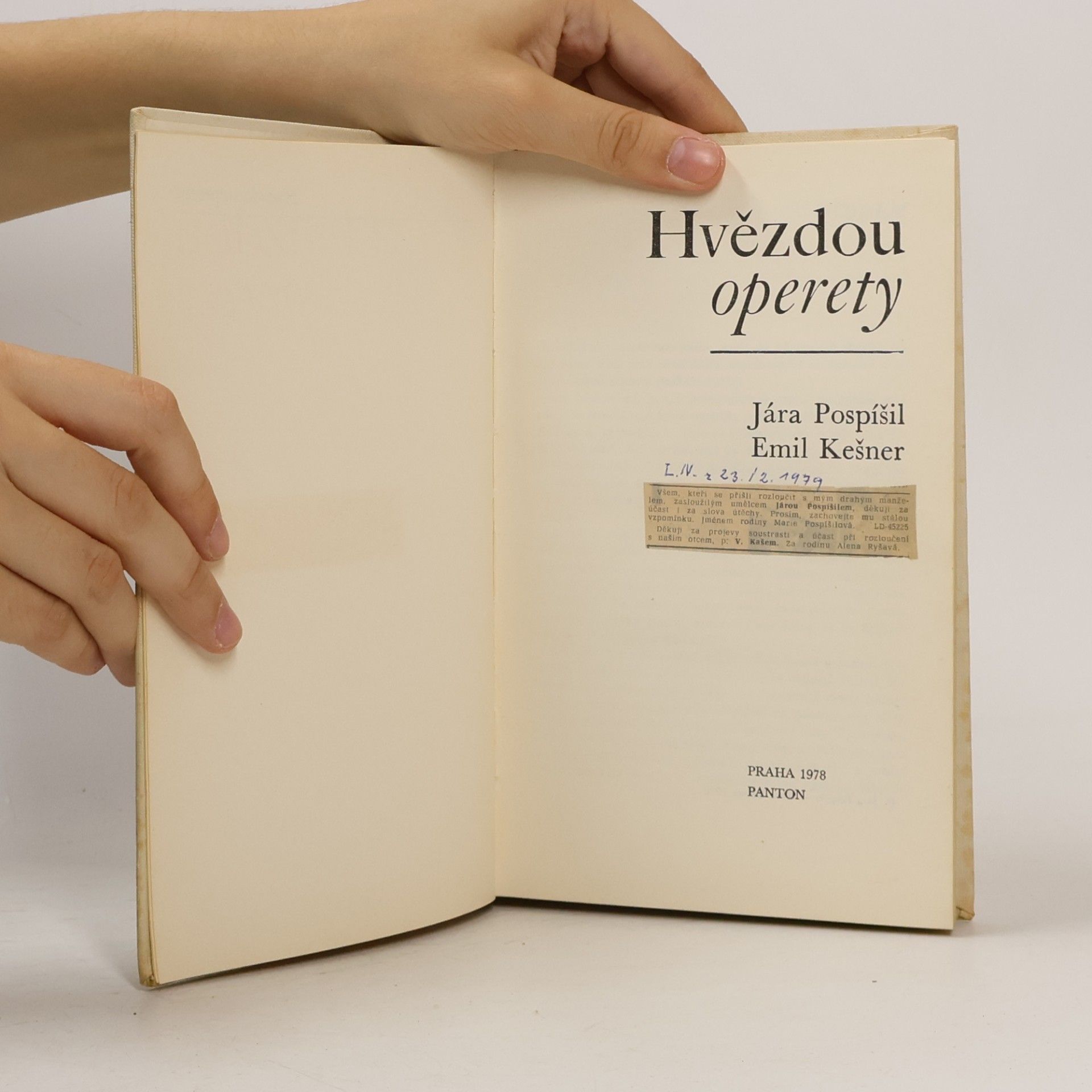 Jára Pospíšil Hvězdy operety