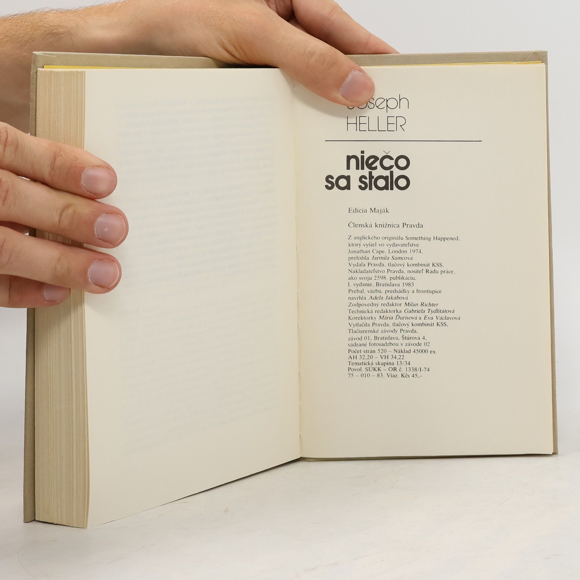 Joseph Heller Niečo sa stalo